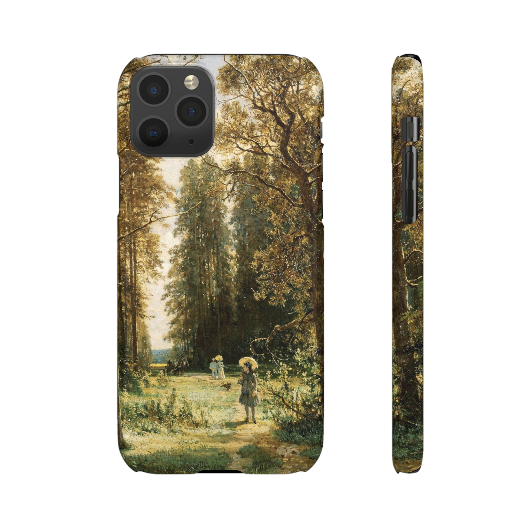 The Path in the Forest by Ivan Ivanovich Shishkin - iPhone Slim Case