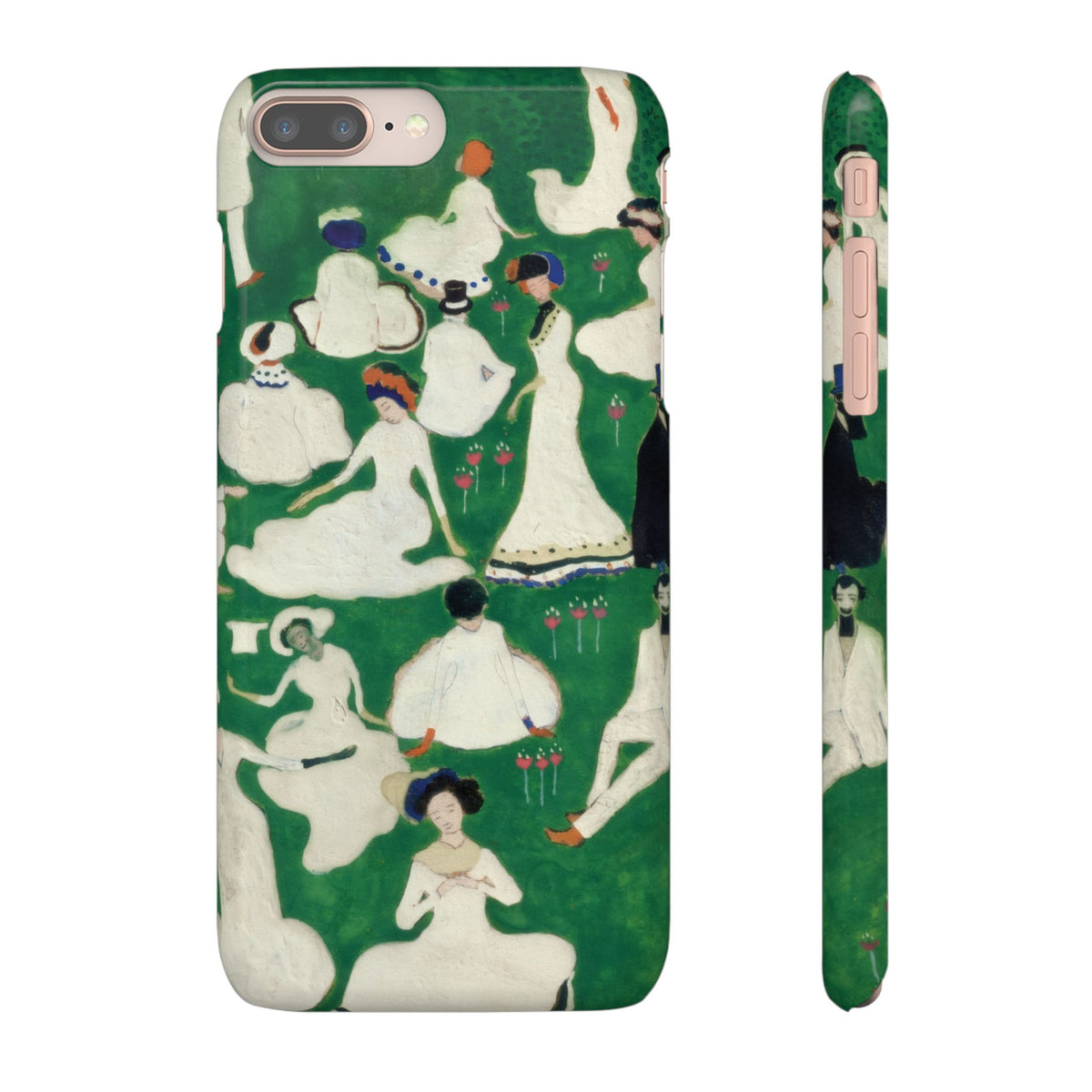Rest Society in Top Hats by Kazimir Malevich - iPhone Slim Case