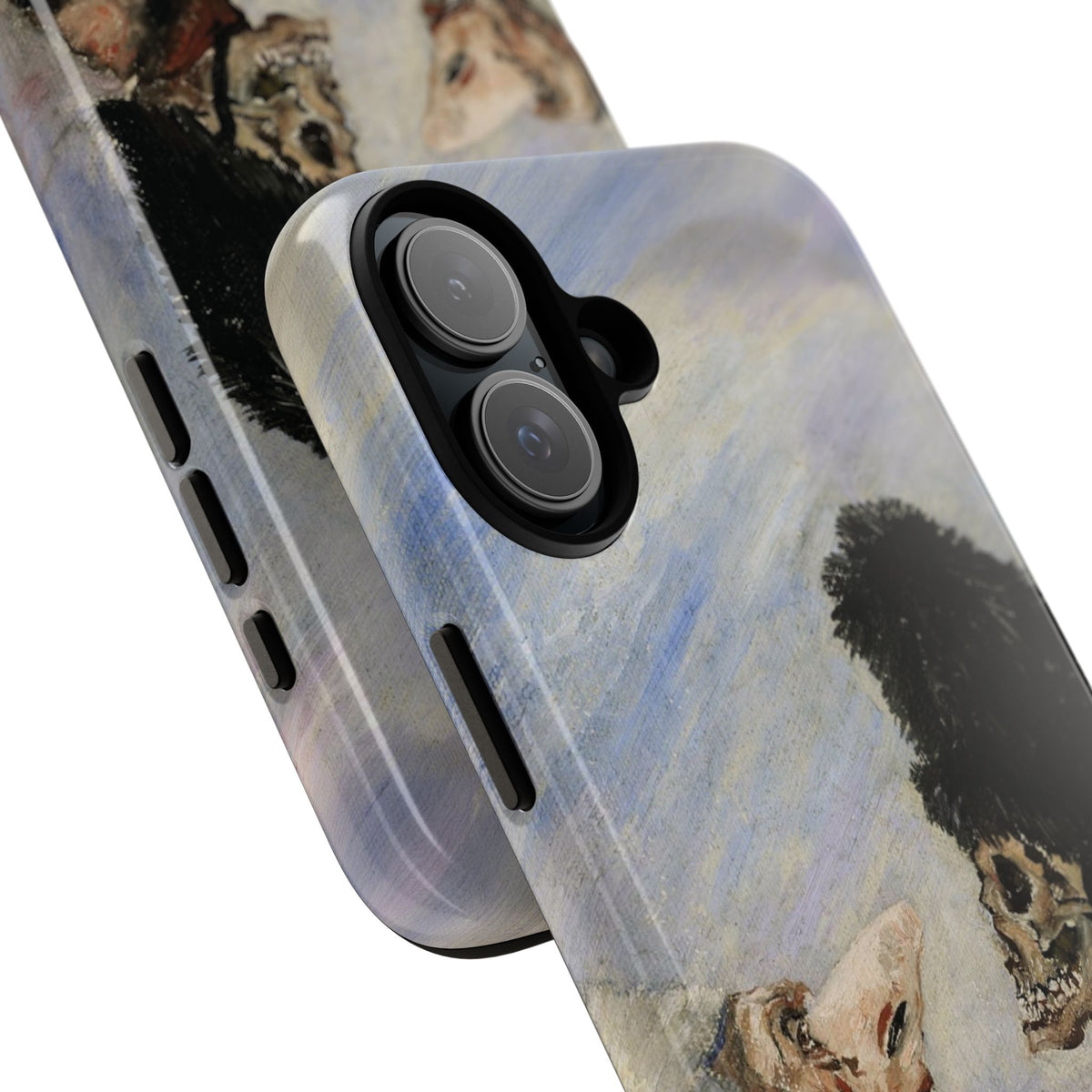 Skeleton Arresting Masqueraders by James Ensor - iPhone Tough Case
