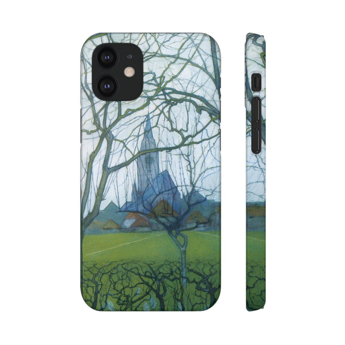 St Jacobs Church by Piet Mondrian - iPhone Slim Case