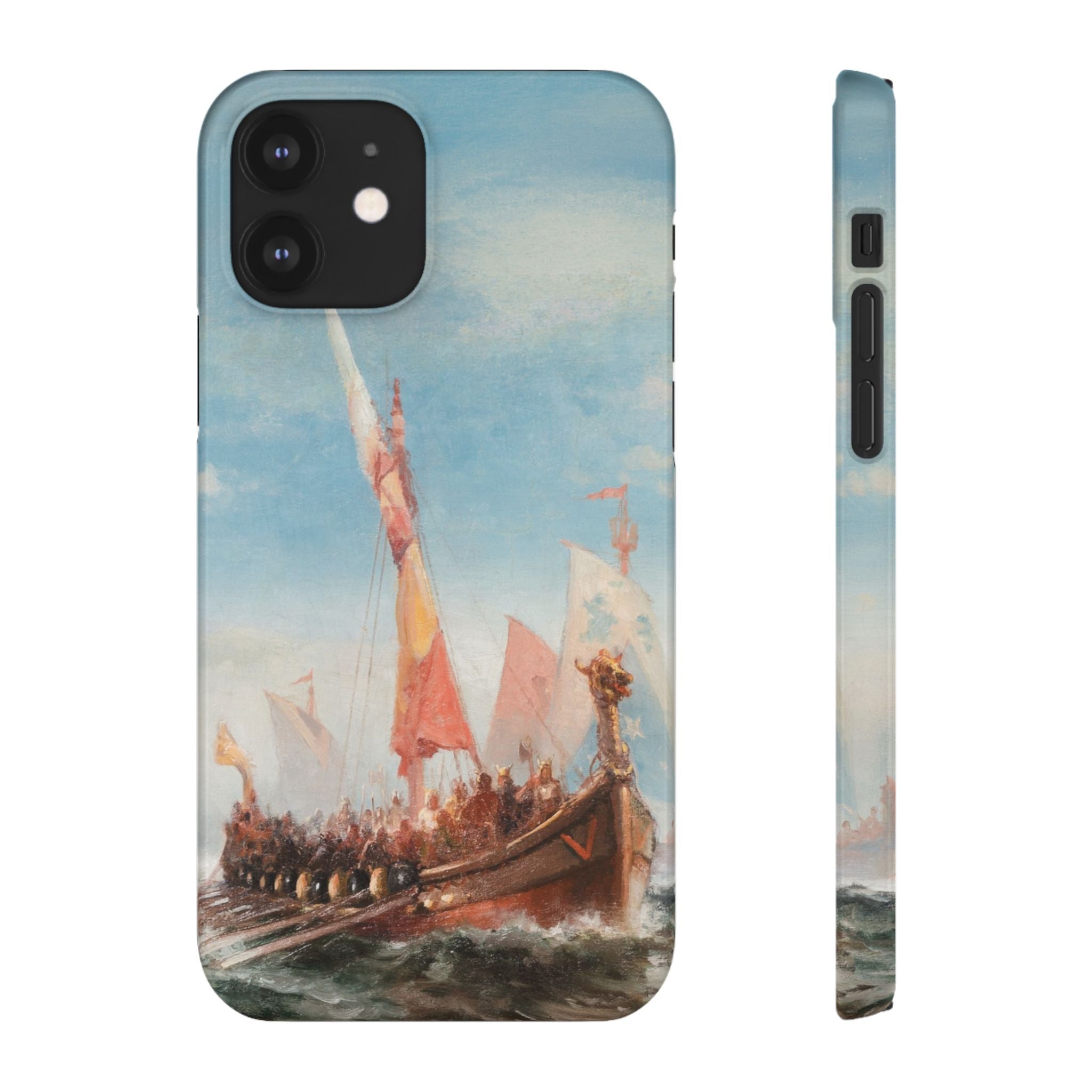 Viking Armada by Edward Moran - iPhone Slim Case