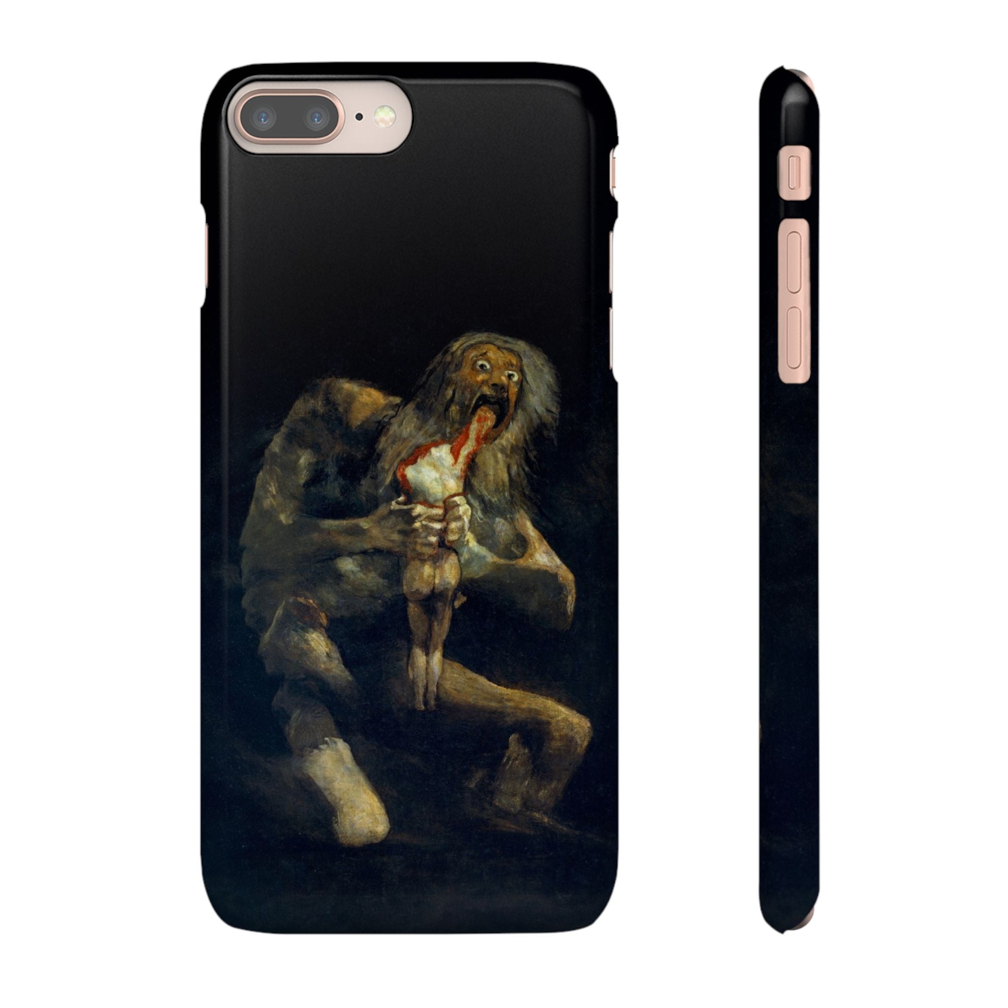Saturn Devouring His Son by Goya - iPhone Slim Case