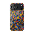 Composition by Piet Mondrian - iPhone Slim Case