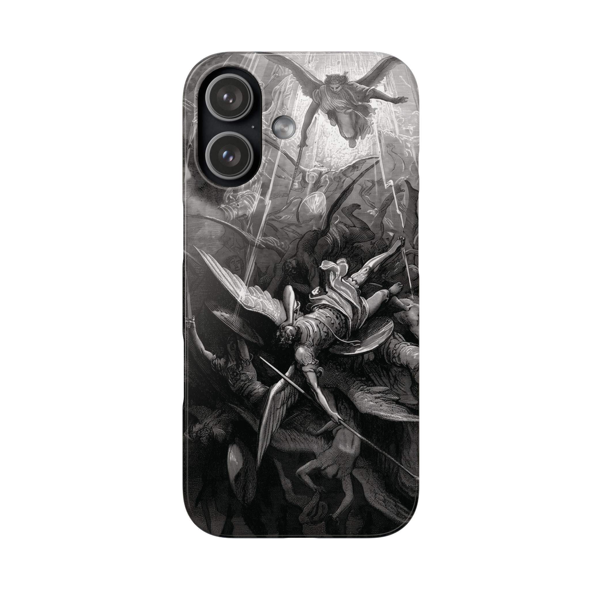 Paradise Lost | The Battle in Heaven by Gustave Doré - iPhone Slim Case