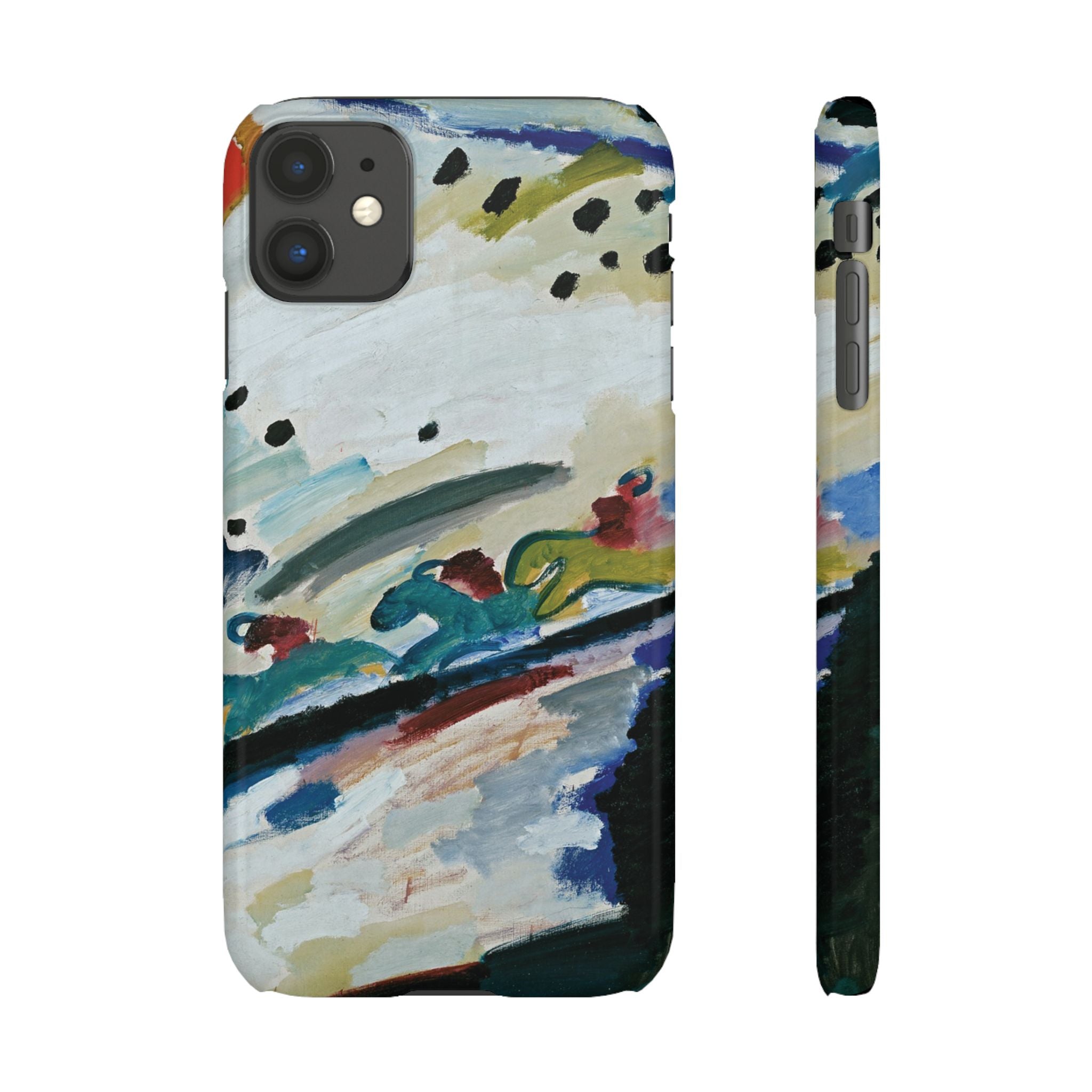 Romantic Landscape by Vasily Kandinsky - iPhone Slim Case