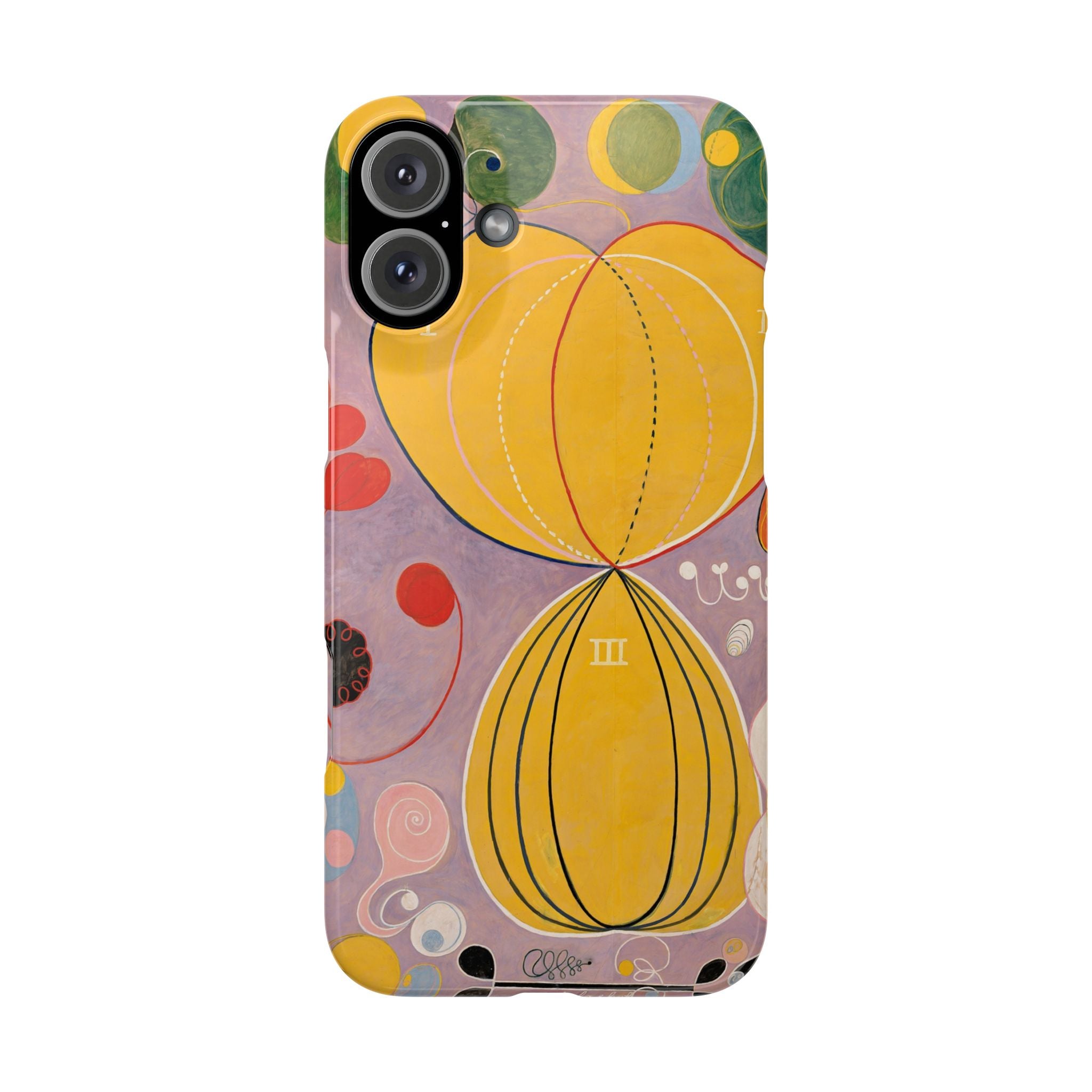 The Ten Largest No. 7, Adulthood by Hilma af Klint - iPhone Slim Case
