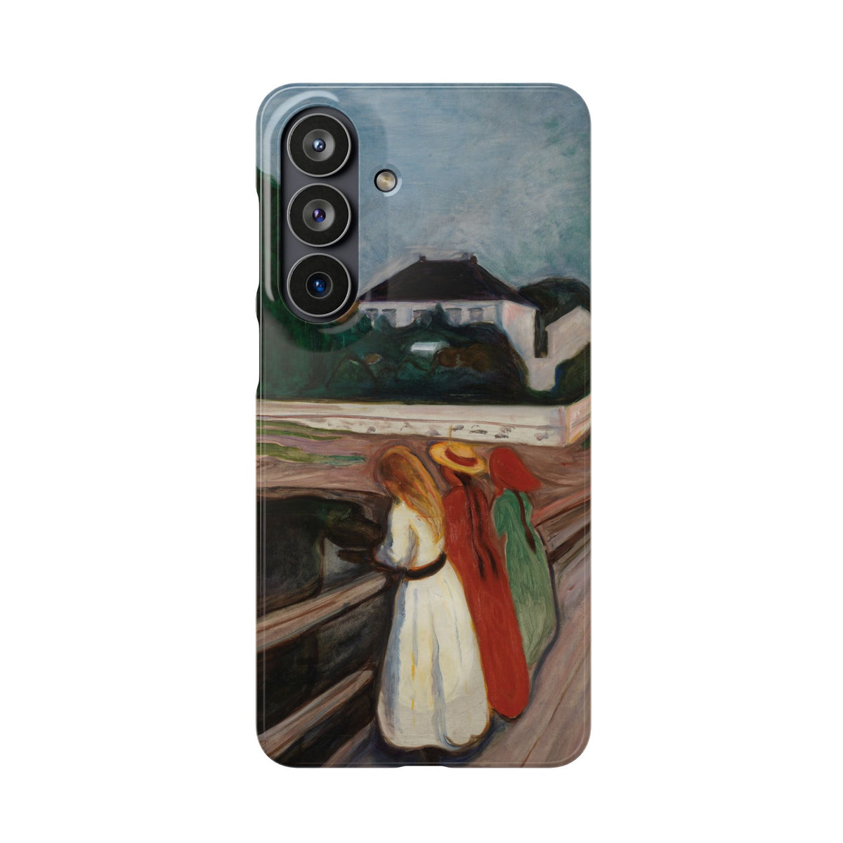 The Girls on the Bridge by Edvard Munch - Samsung Slim Case