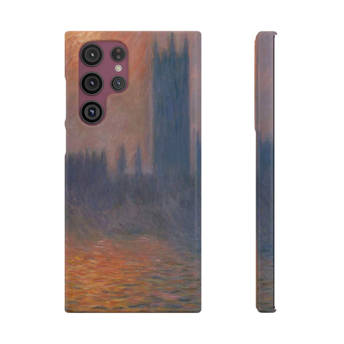 The Houses of Parliament Sunset by Claude Monet - Samsung Slim Case