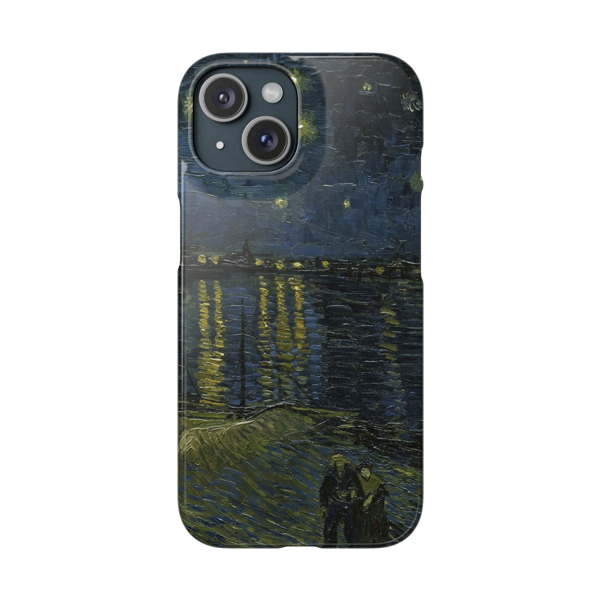 Starry Night  Over the Rhône by Van Gogh - iPhone Slim Case