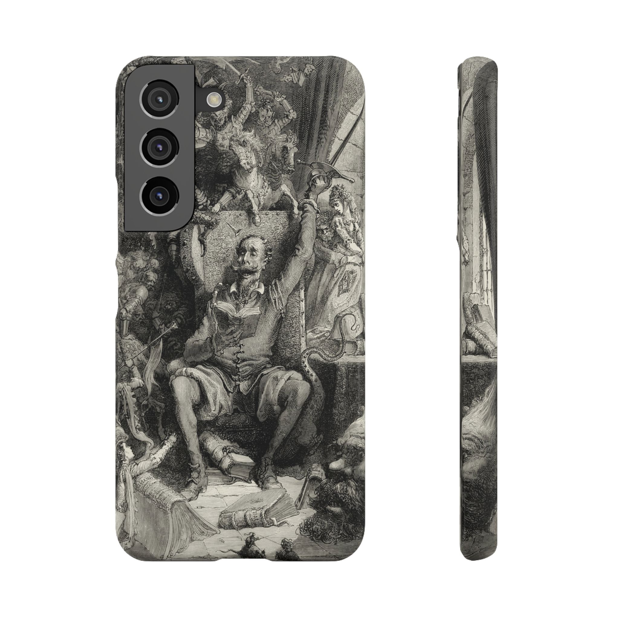 Don Quixote and His Visions by Gustave Doré - Samsung Slim Case