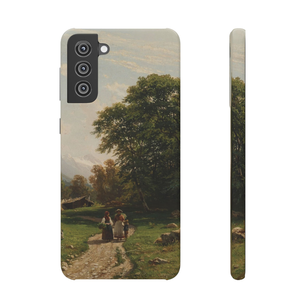 Swiss Landscape by Ivan Ivanovich Shishkin - Samsung Slim Case
