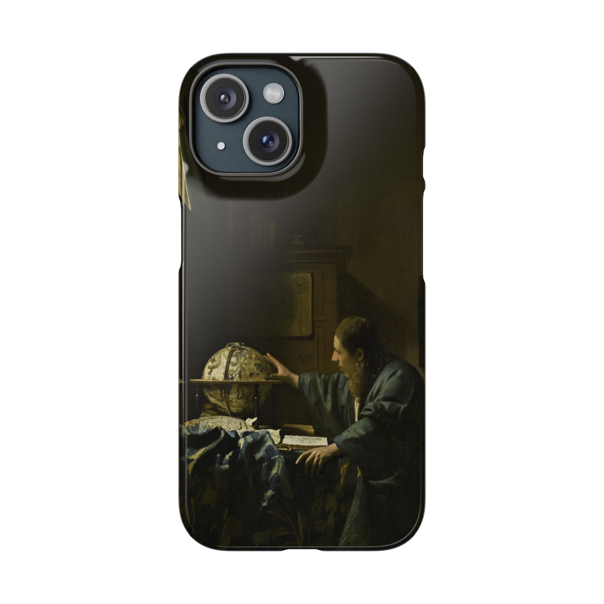 The Astronomer by Johannes Vermeer - iPhone Slim Case