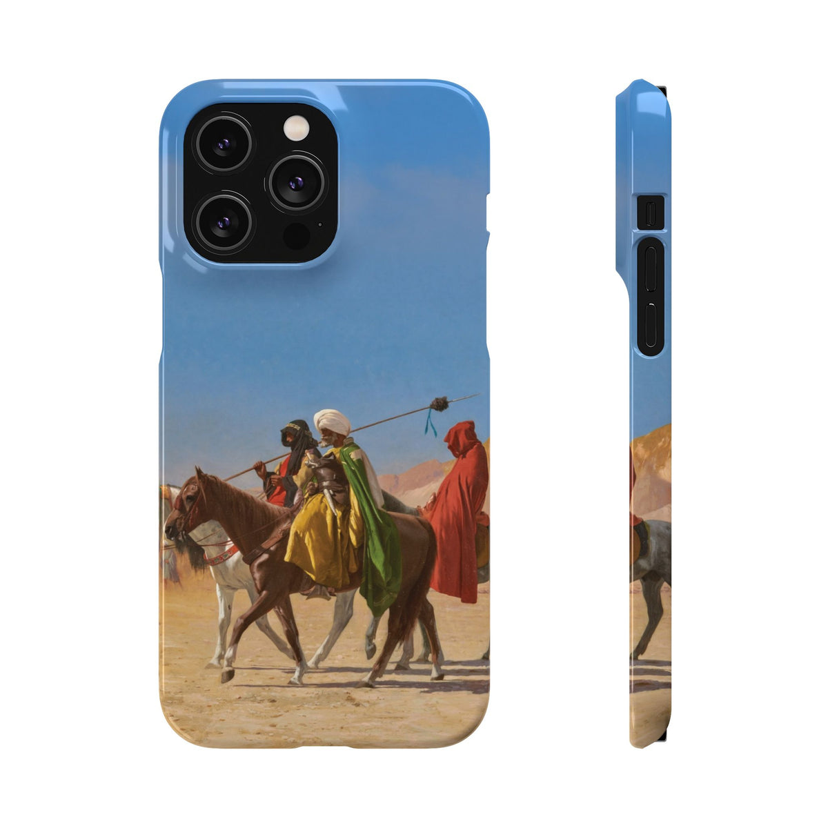 Riders Crossing The Desert by Jean-Leon Gerome - iPhone Slim Case
