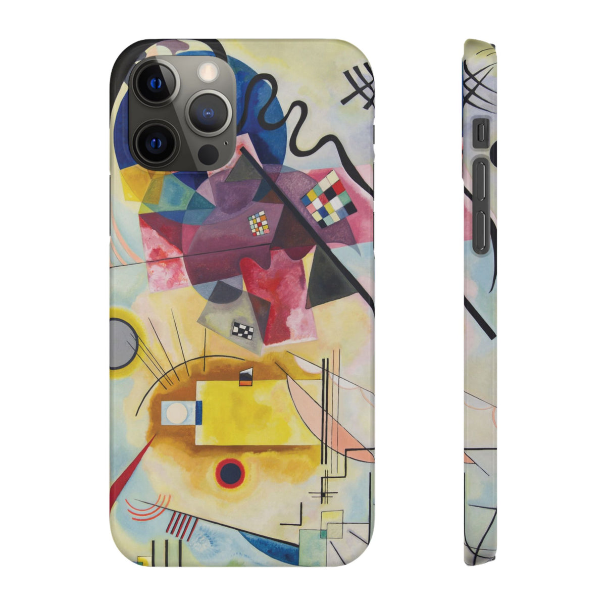 Yellow-Red-Blue by Vasily Kandinsky - iPhone Slim Case
