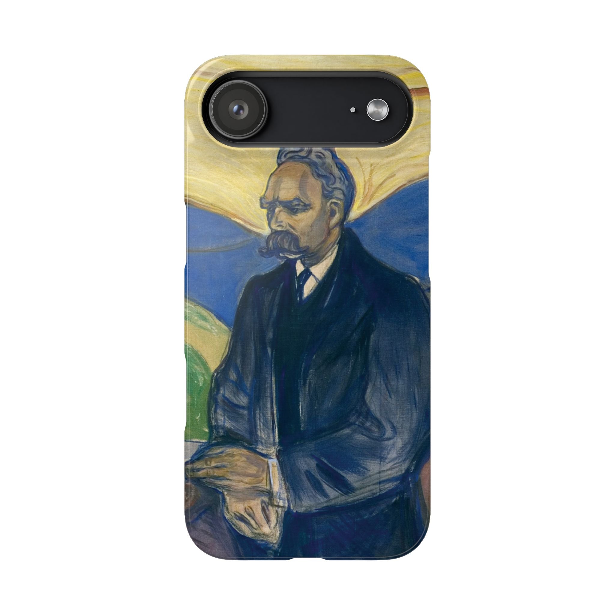 Portrait of Friedrich Nietzsche by Edvard Munch - iPhone Slim Case