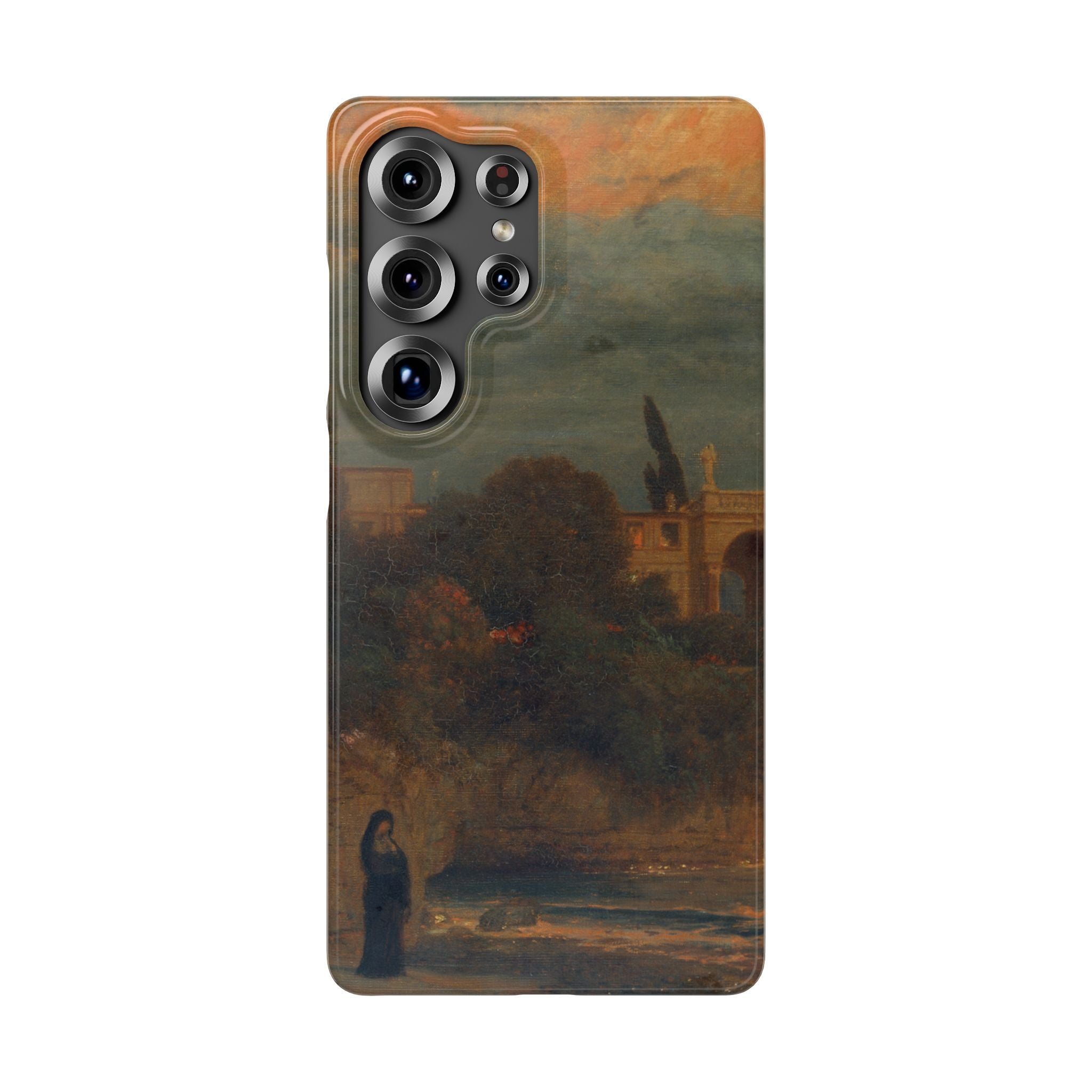 Villa by the Sea by Arnold Böcklin - Samsung Slim Case