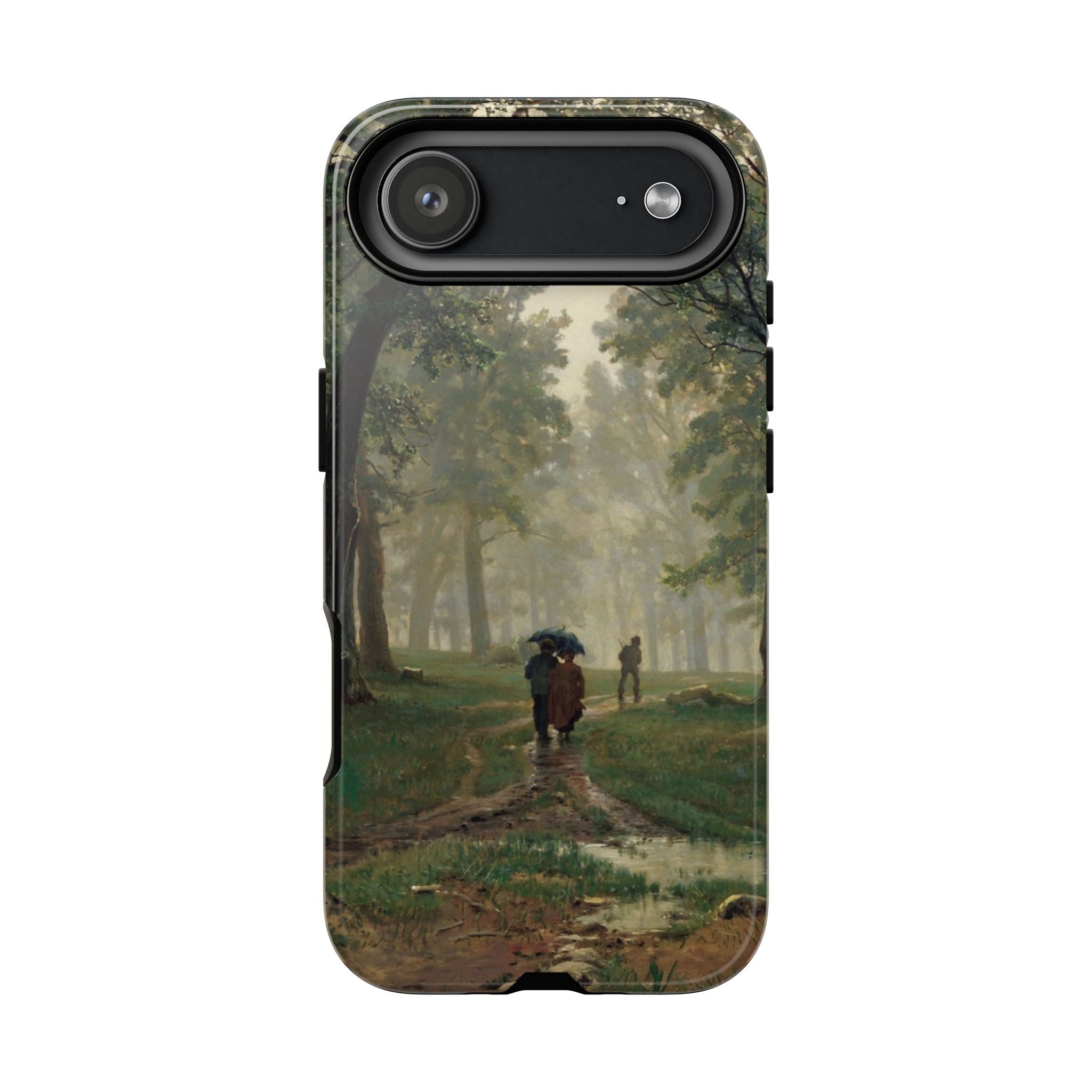 Rain in an Oak Forest by Ivan Ivanovich Shishkin - iPhone Tough Case