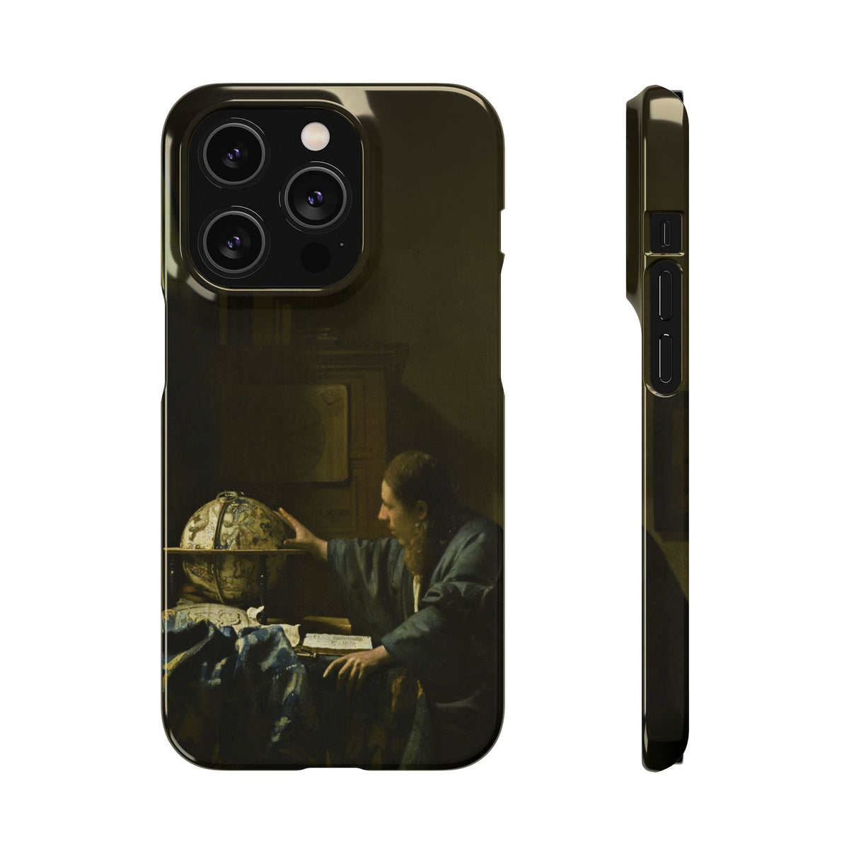 The Astronomer by Johannes Vermeer - iPhone Slim Case