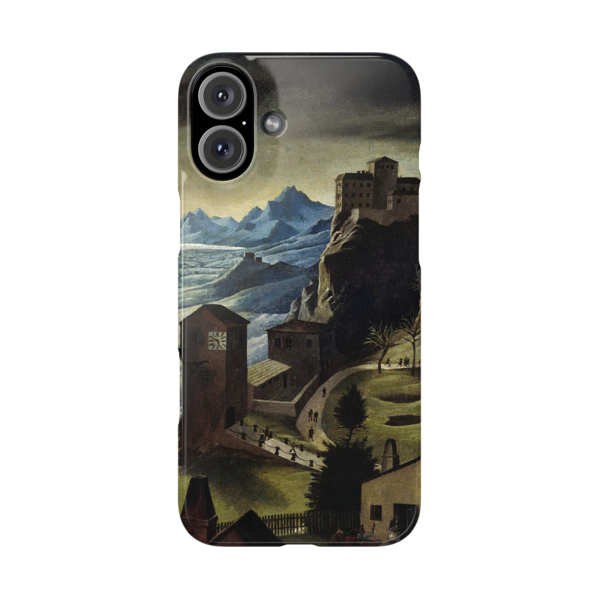 Landschaft mit Burg by Franz Sedlacek - iPhone Slim Case