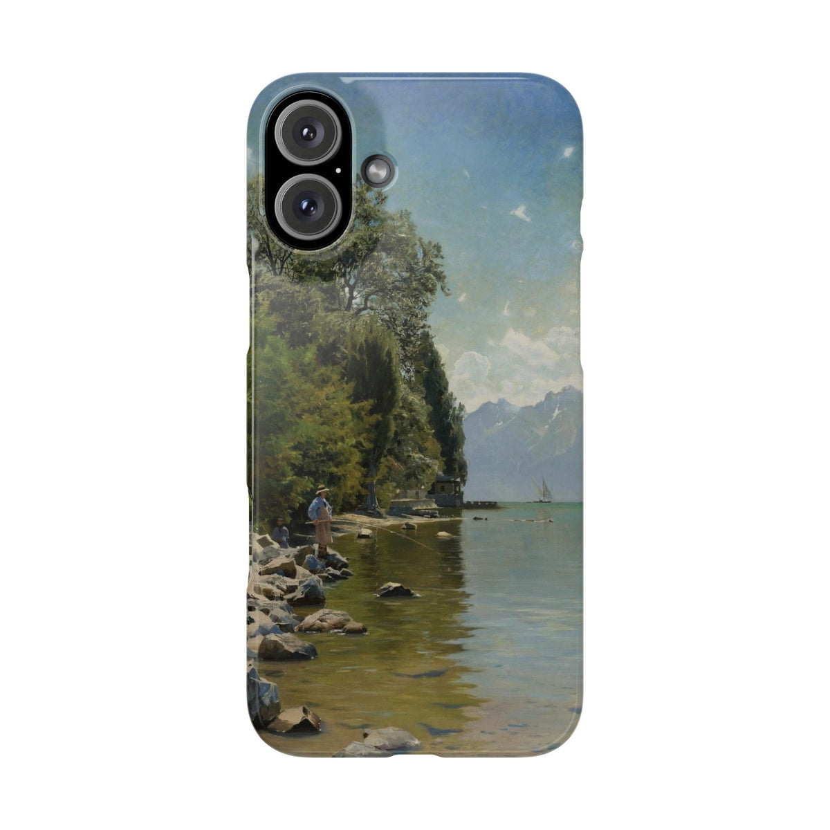 Lac Leman by Peder Mork Monsted - iPhone Slim Case