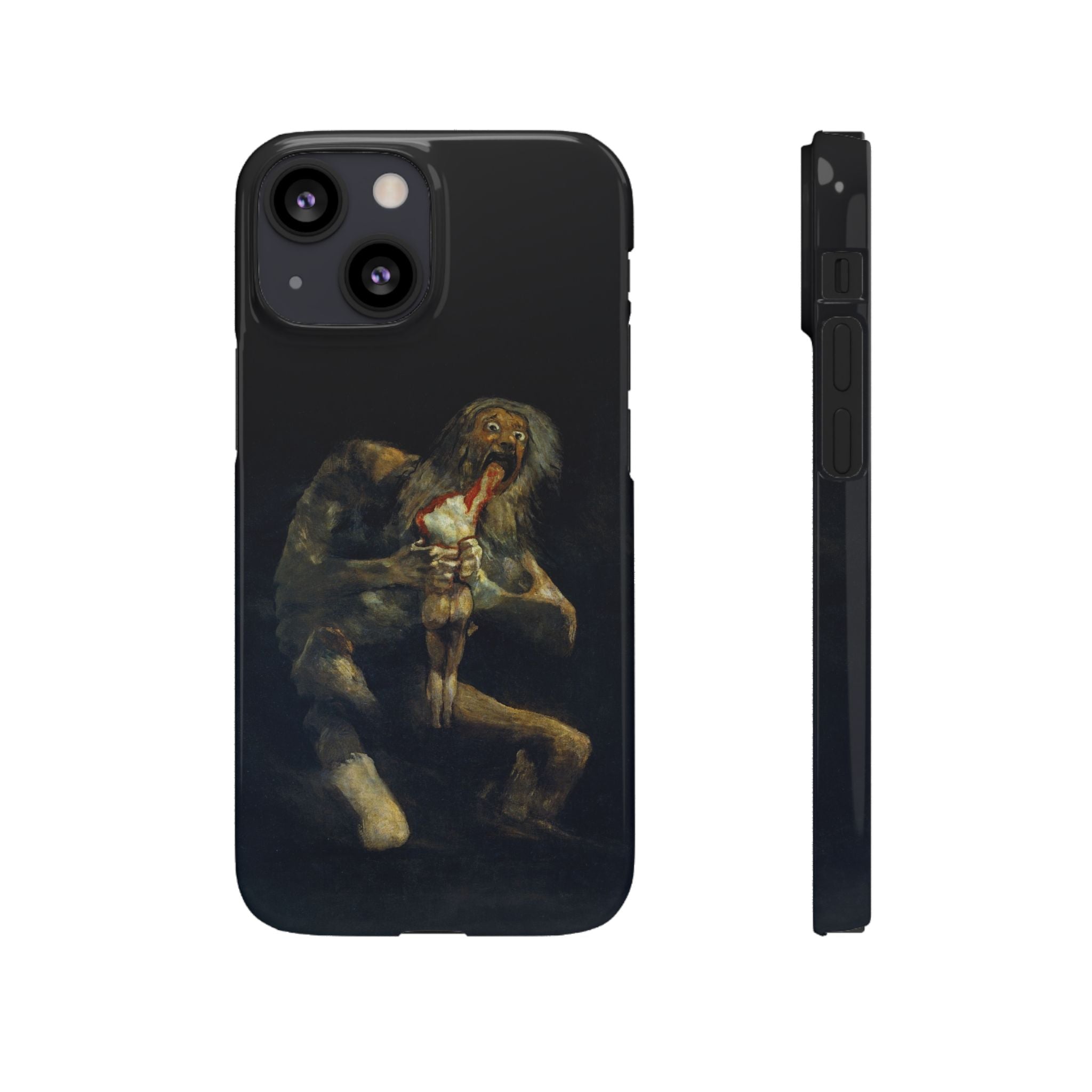 Saturn Devouring His Son by Goya - iPhone Slim Case