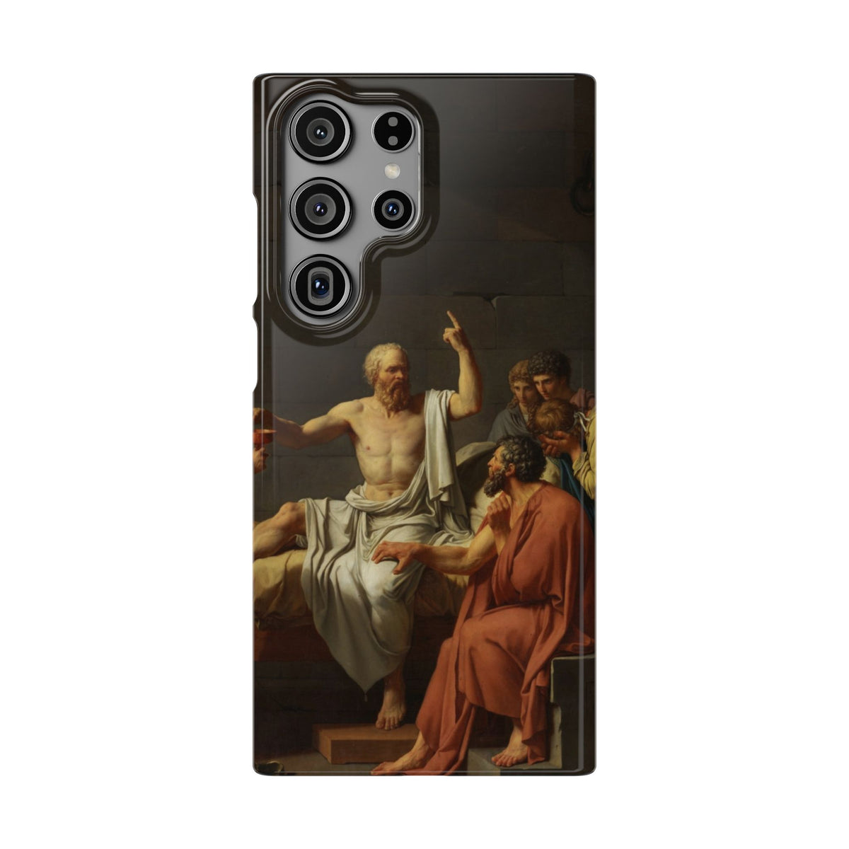 The Death of Socrates by Jacques-Louis David - Samsung Slim Case