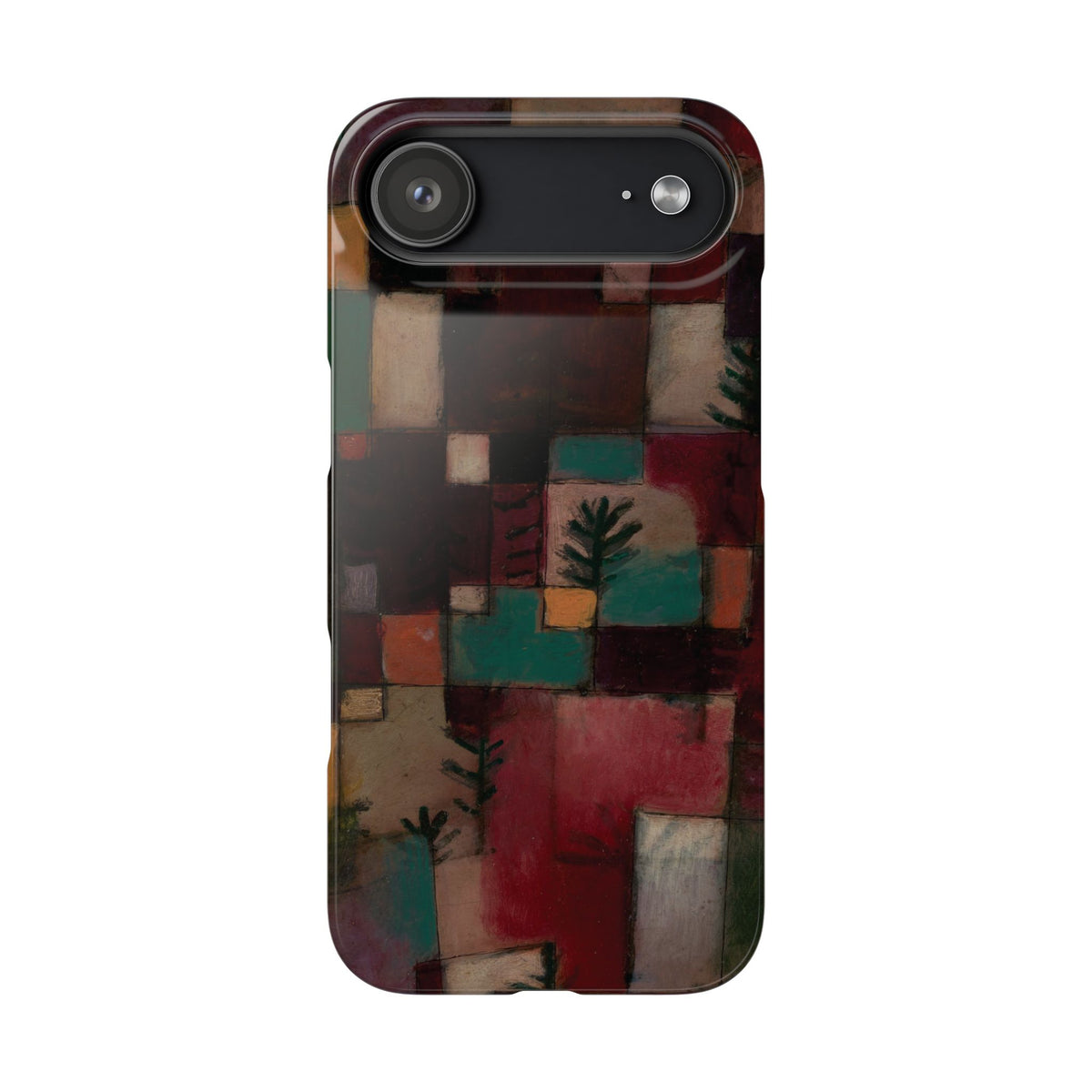 Redgreen and Violet-Yellow Rhythms by Paul Klee - iPhone Slim Case