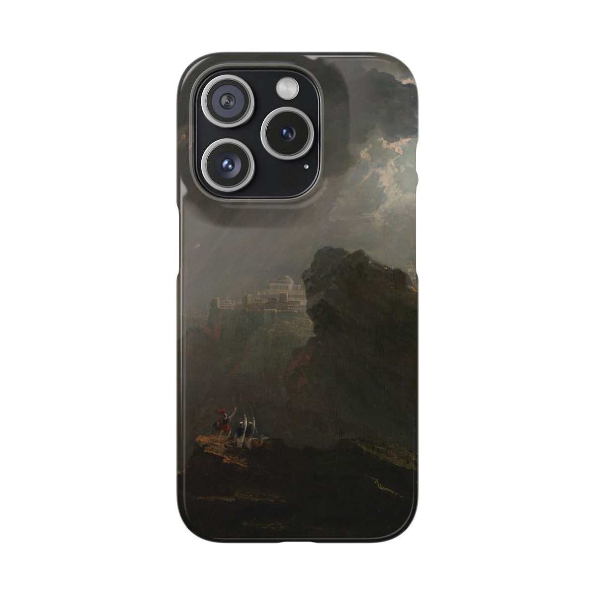 Joshua Commanding the Sun to Stand Still by John Martin - iPhone Slim Case
