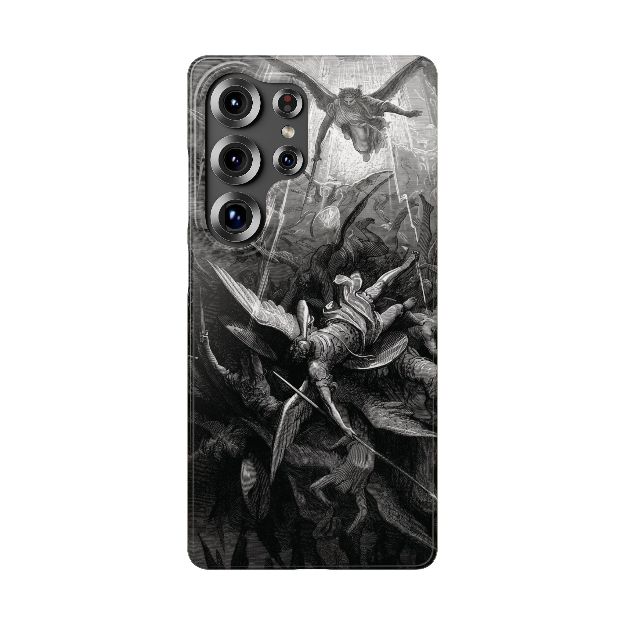 Paradise Lost |The Battle in Heaven by Gustave Doré - Samsung Slim Case