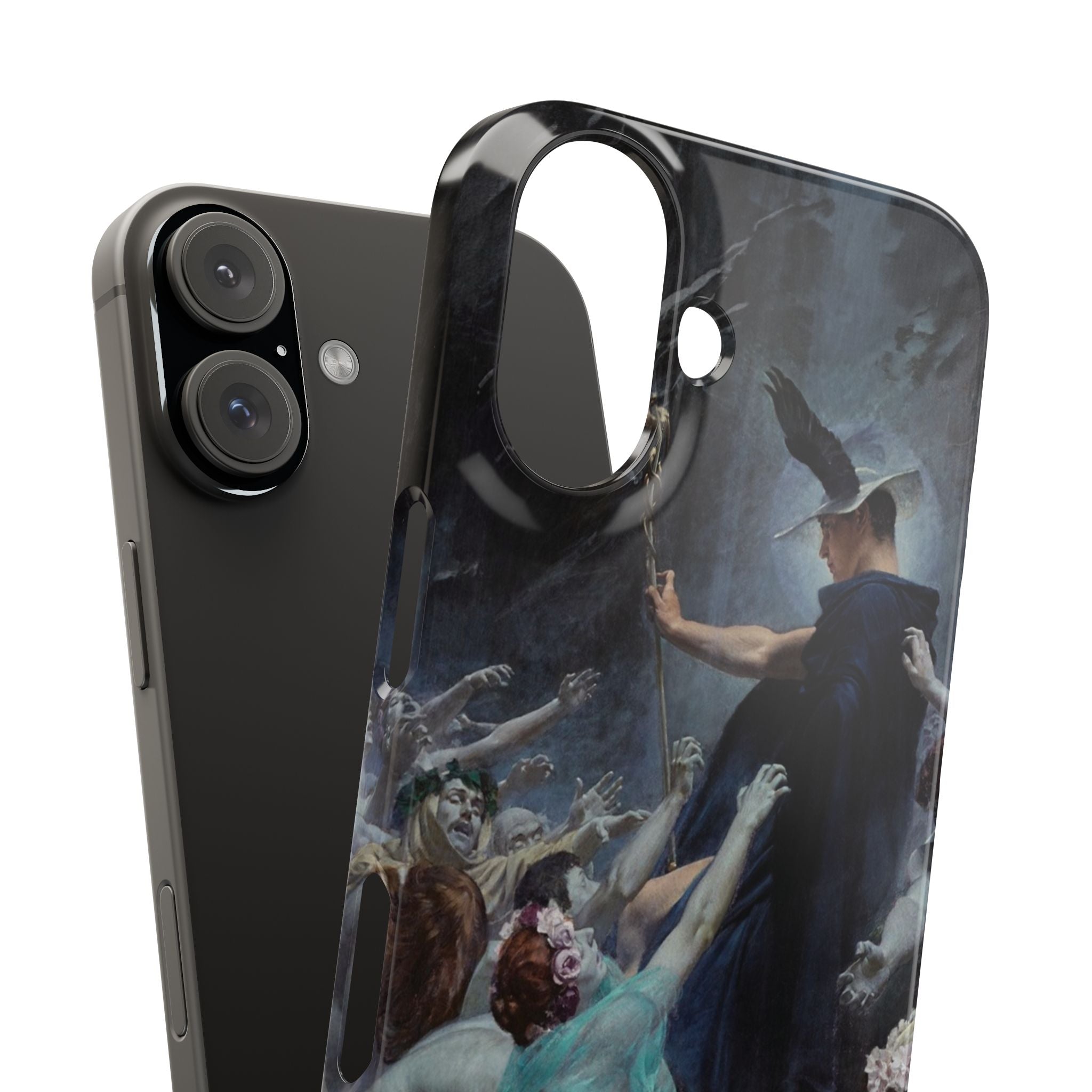 The Souls of Acheron von Adolf Hiremy-Hirschl - iPhone Slim Case