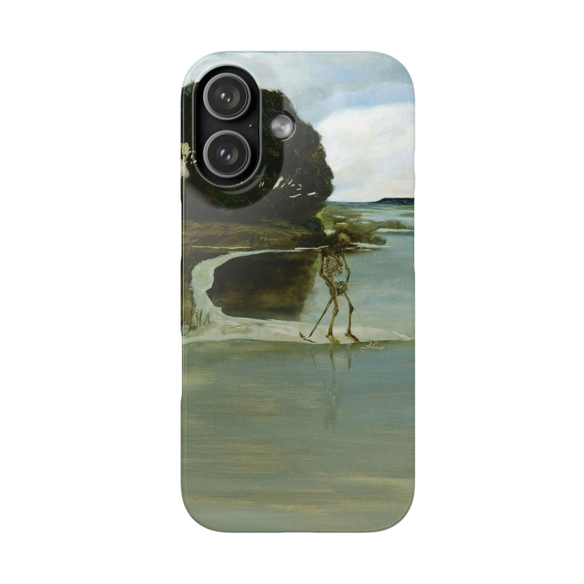 Death Peeing by Max Klinger - iPhone Slim Case