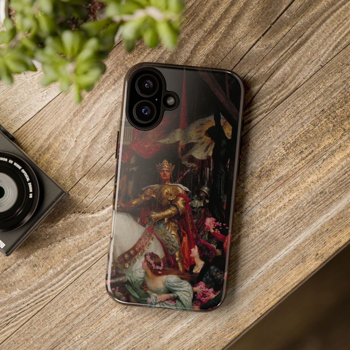 The Two Crowns by Frank Dicksee - iPhone Tough Case