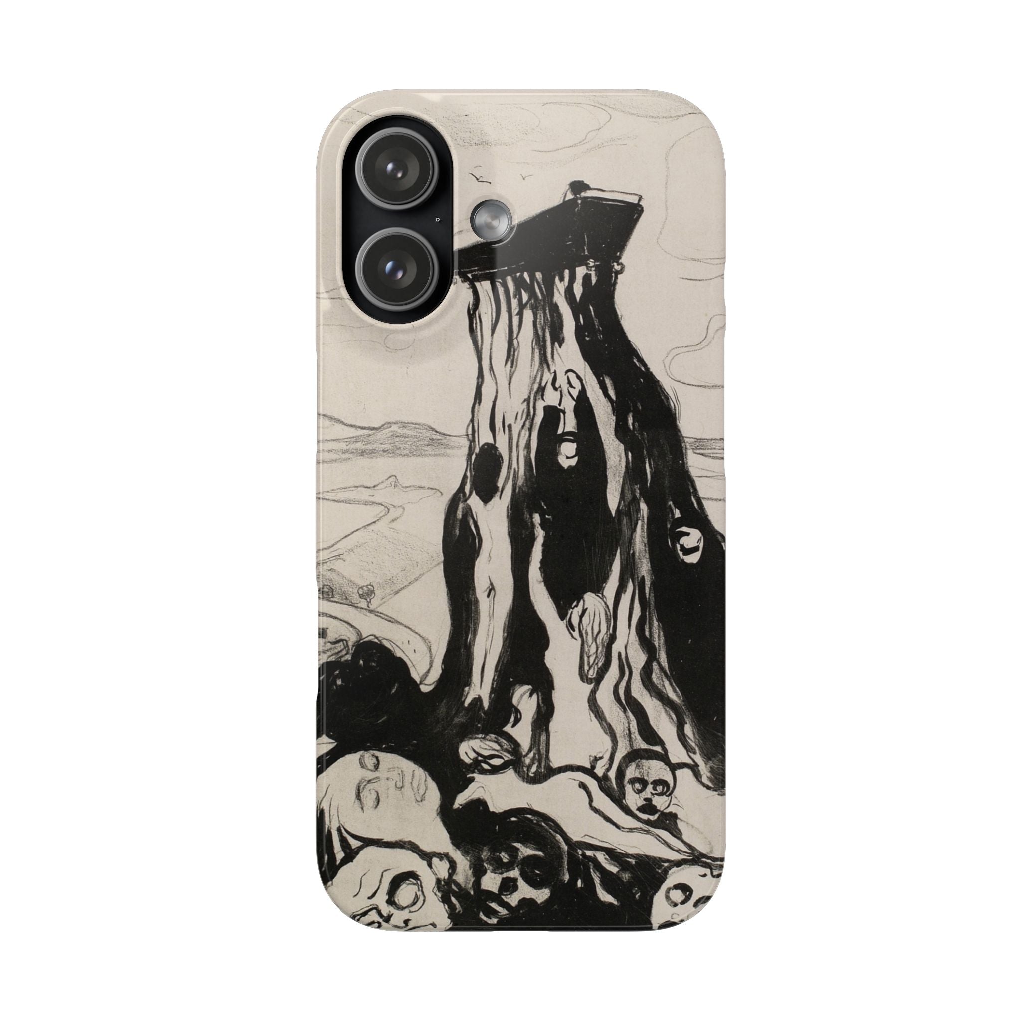 Funeral March by Edvard Munch - iPhone Slim Case