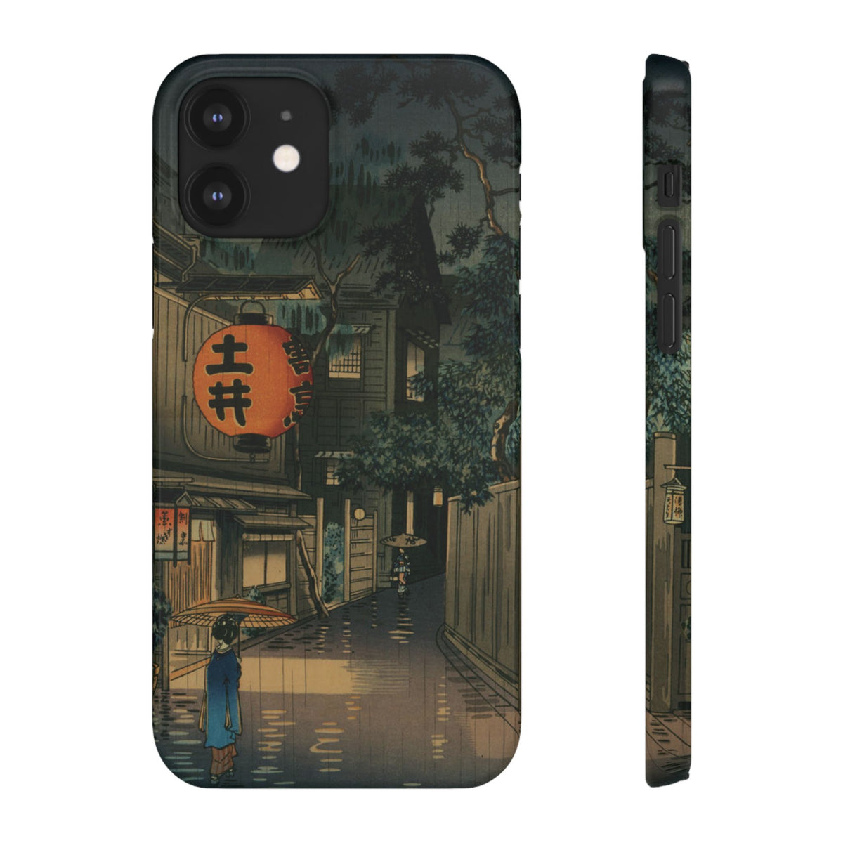 Evening at Ushigome by Tsuchiya Koitsu - iPhone Slim Case