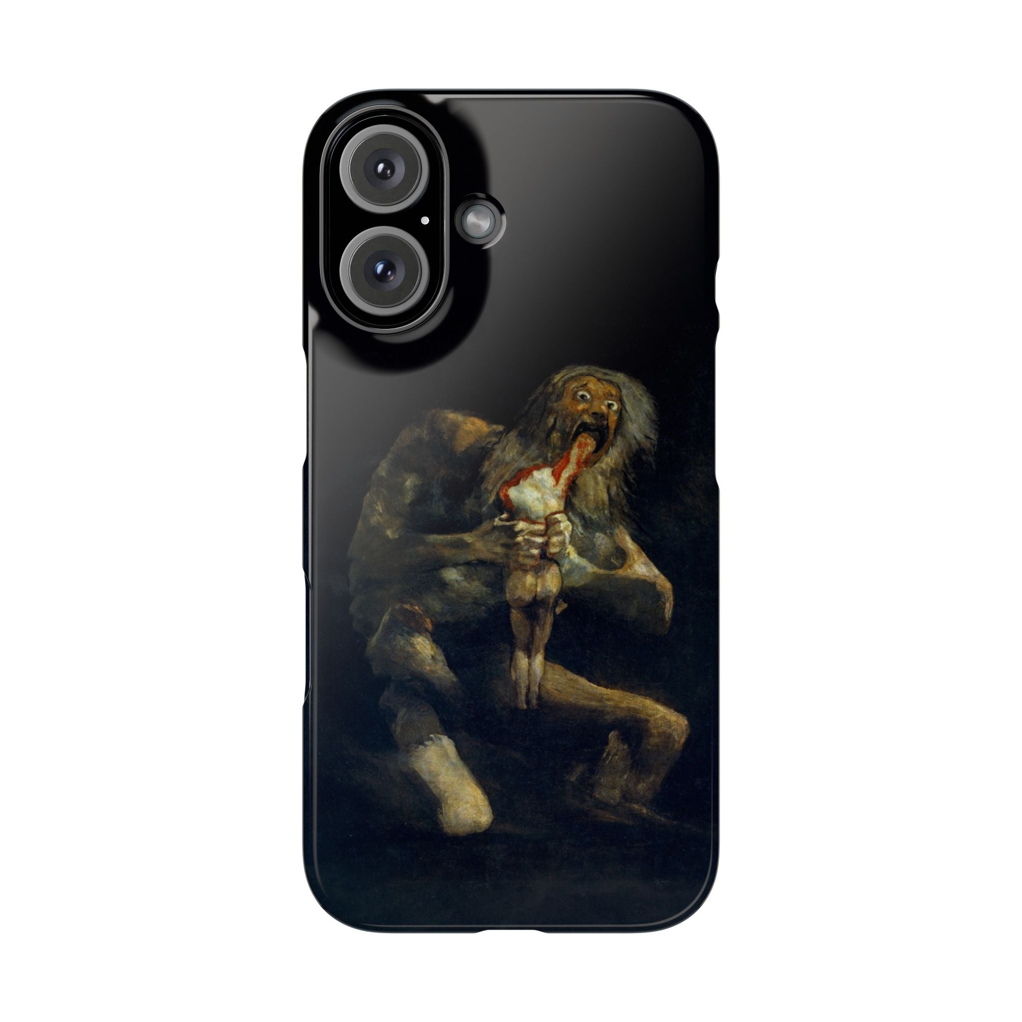 Saturn Devouring His Son by Goya - iPhone Slim Case