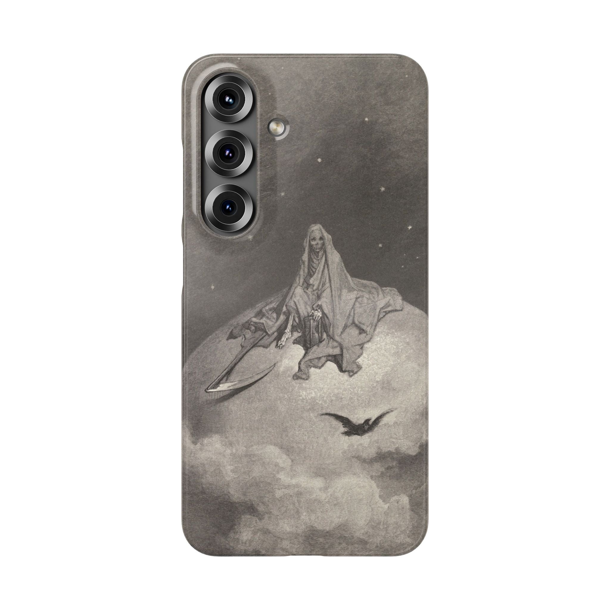 Doubting, dreaming dreams no mortal ever dared to dream before by Gustave Doré - Samsung Slim Case
