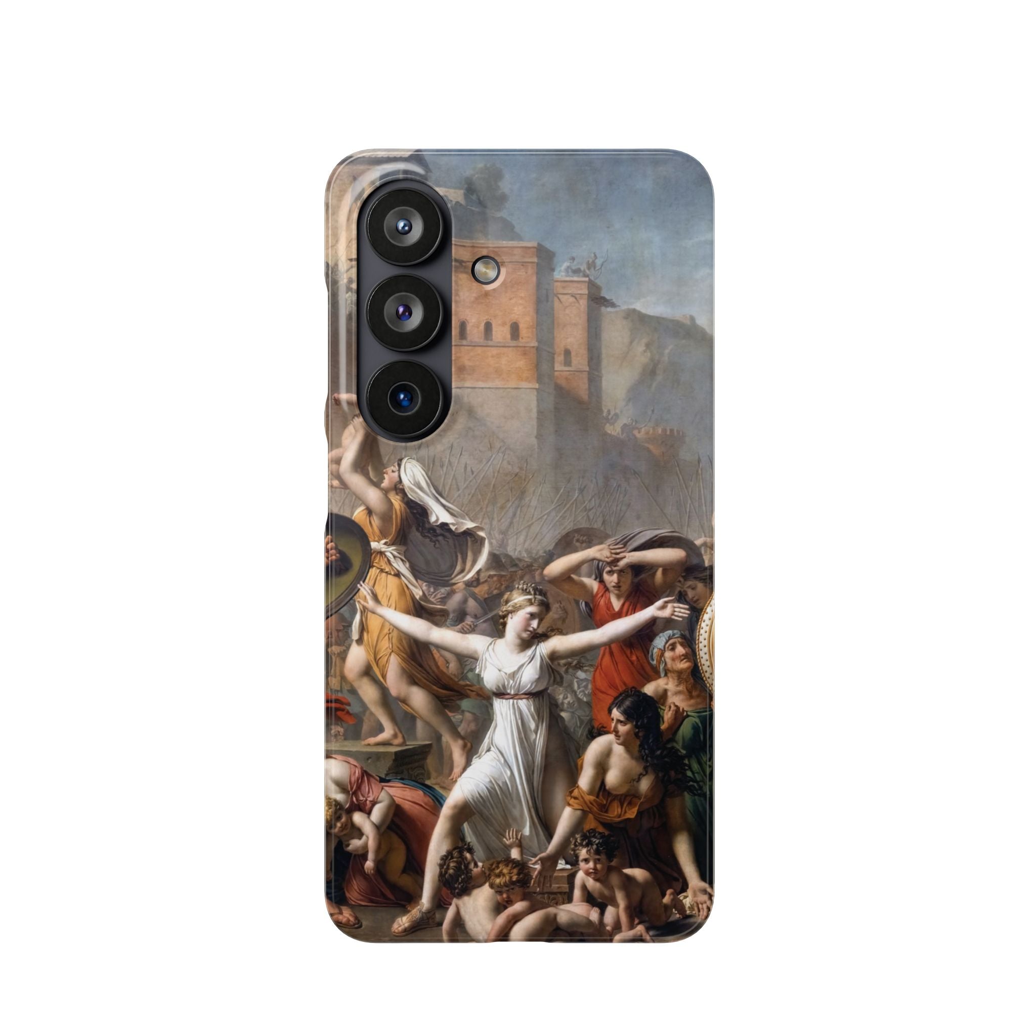 The Intervention of the Sabine Women by Jacques-Louis David - Samsung Slim Case