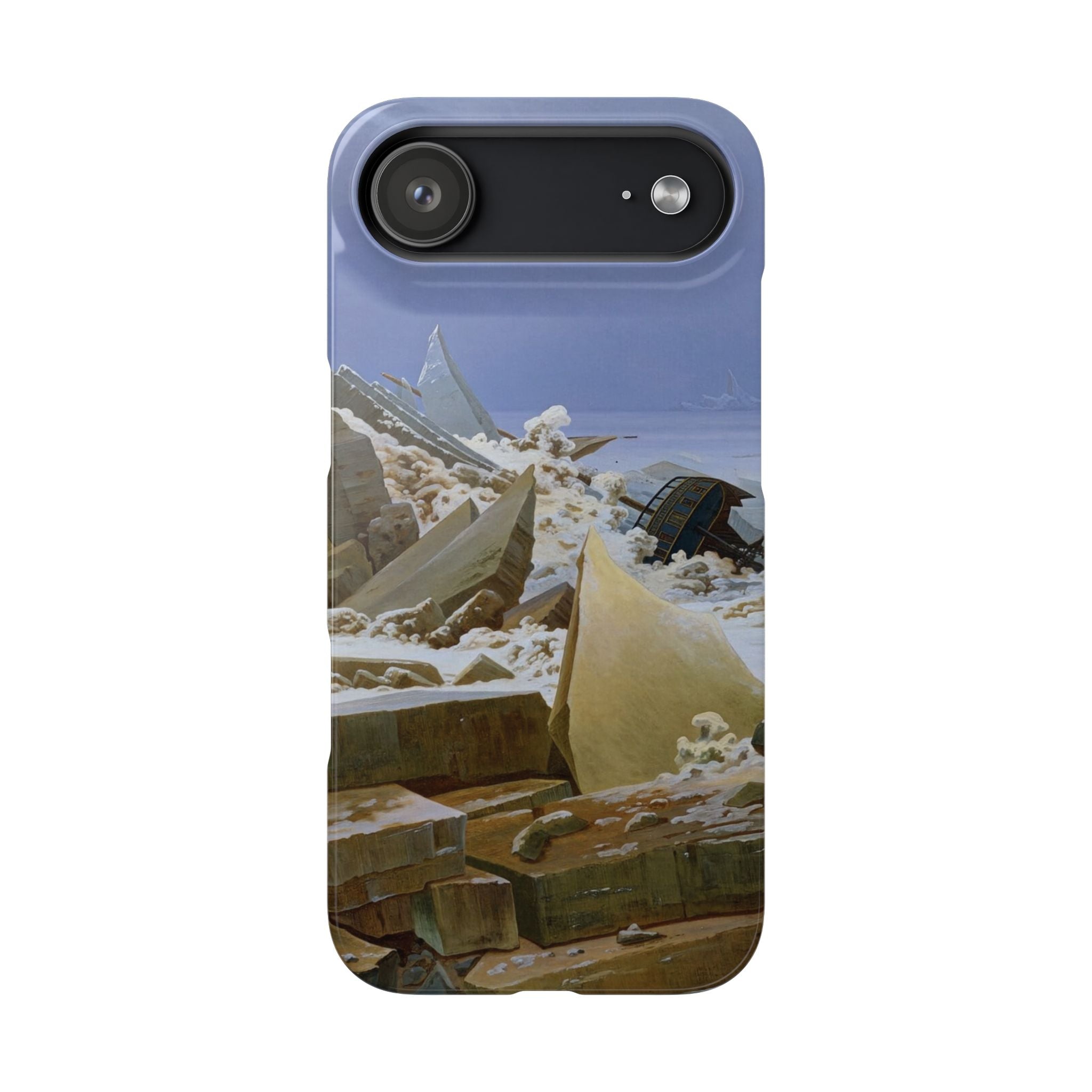 The Sea of Ice by Caspar David Friedrich - iPhone Slim Case