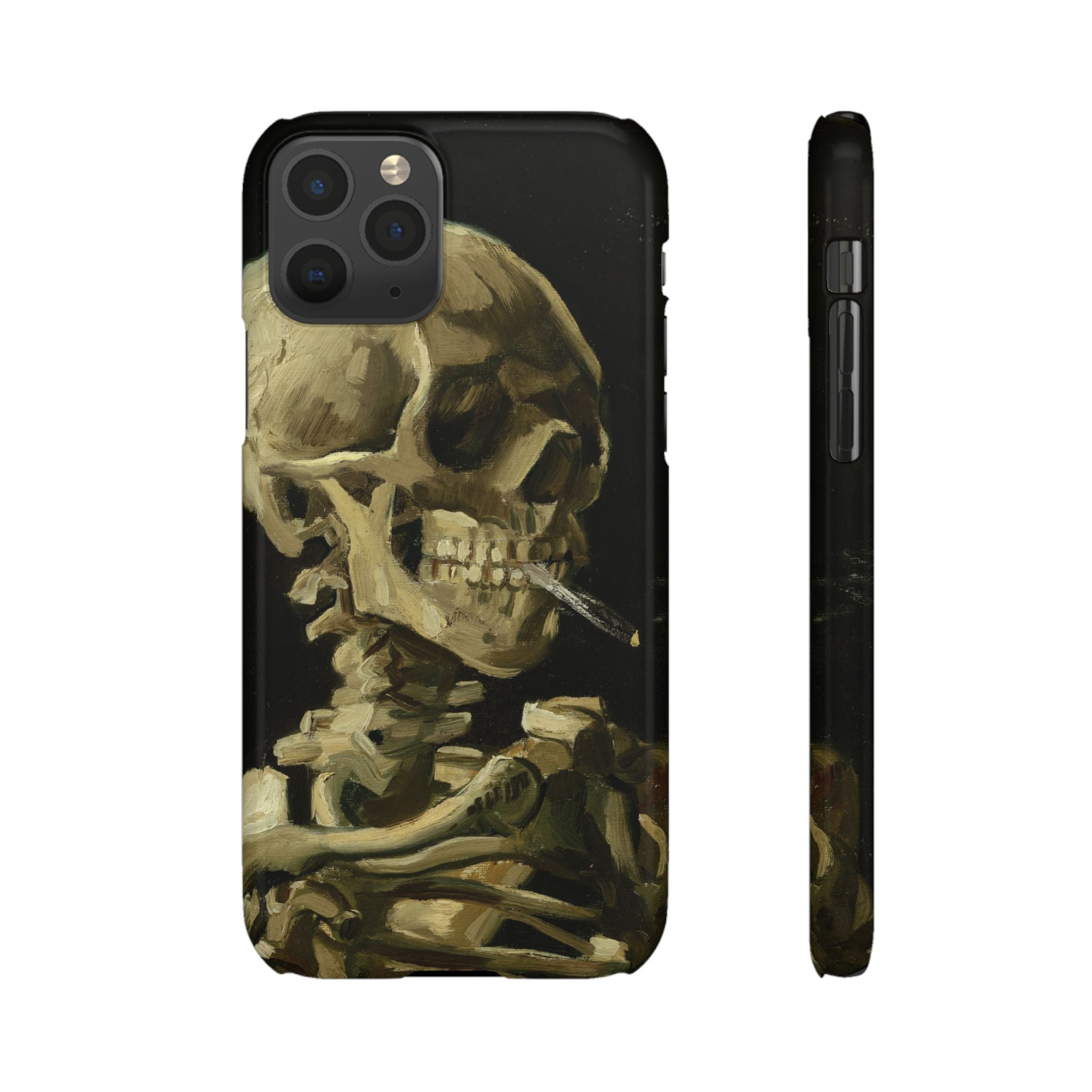 Head of a Skeleton with a Burning Cigarette by Vincent van Gogh - iPhone Slim Case