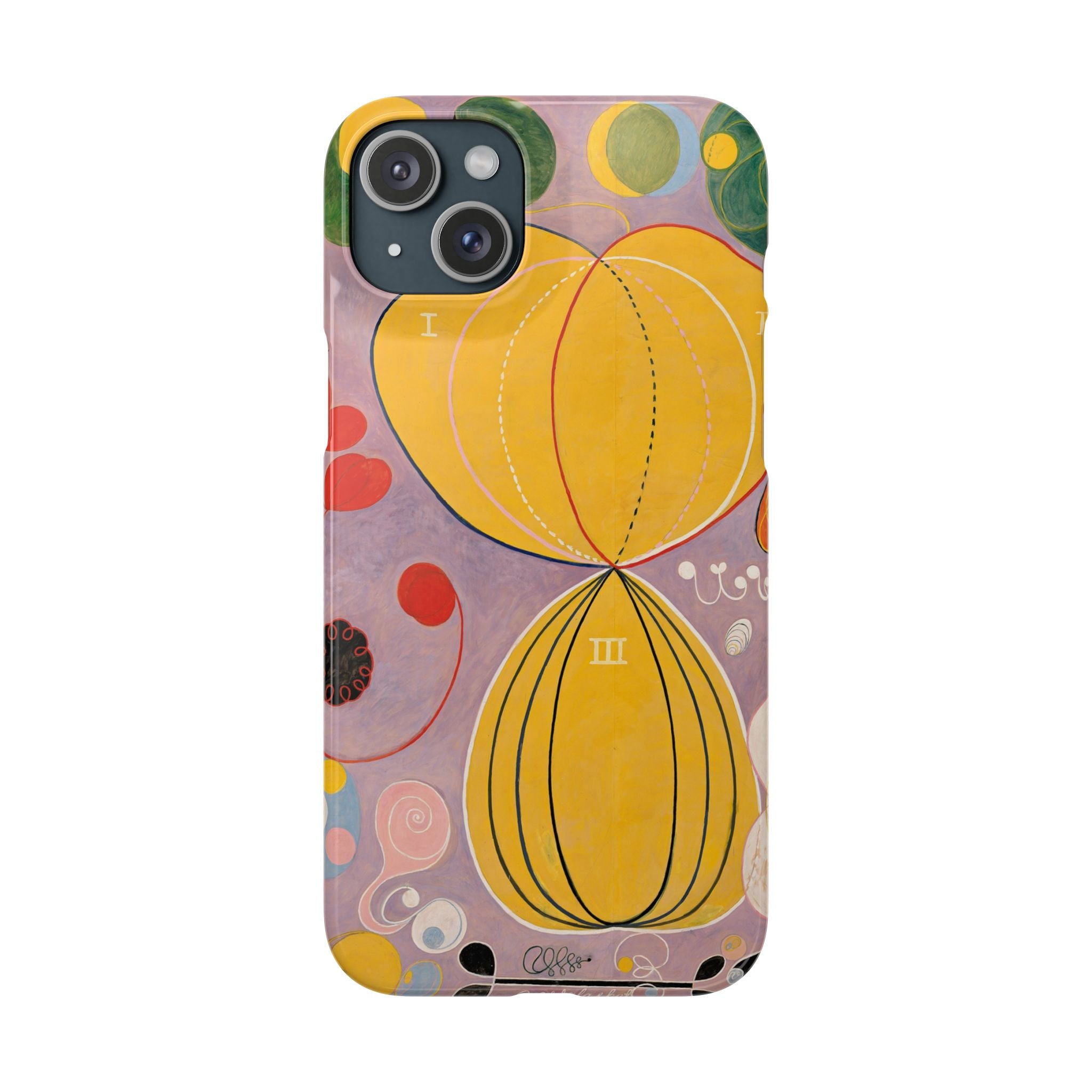The Ten Largest No. 7, Adulthood by Hilma af Klint - iPhone Slim Case