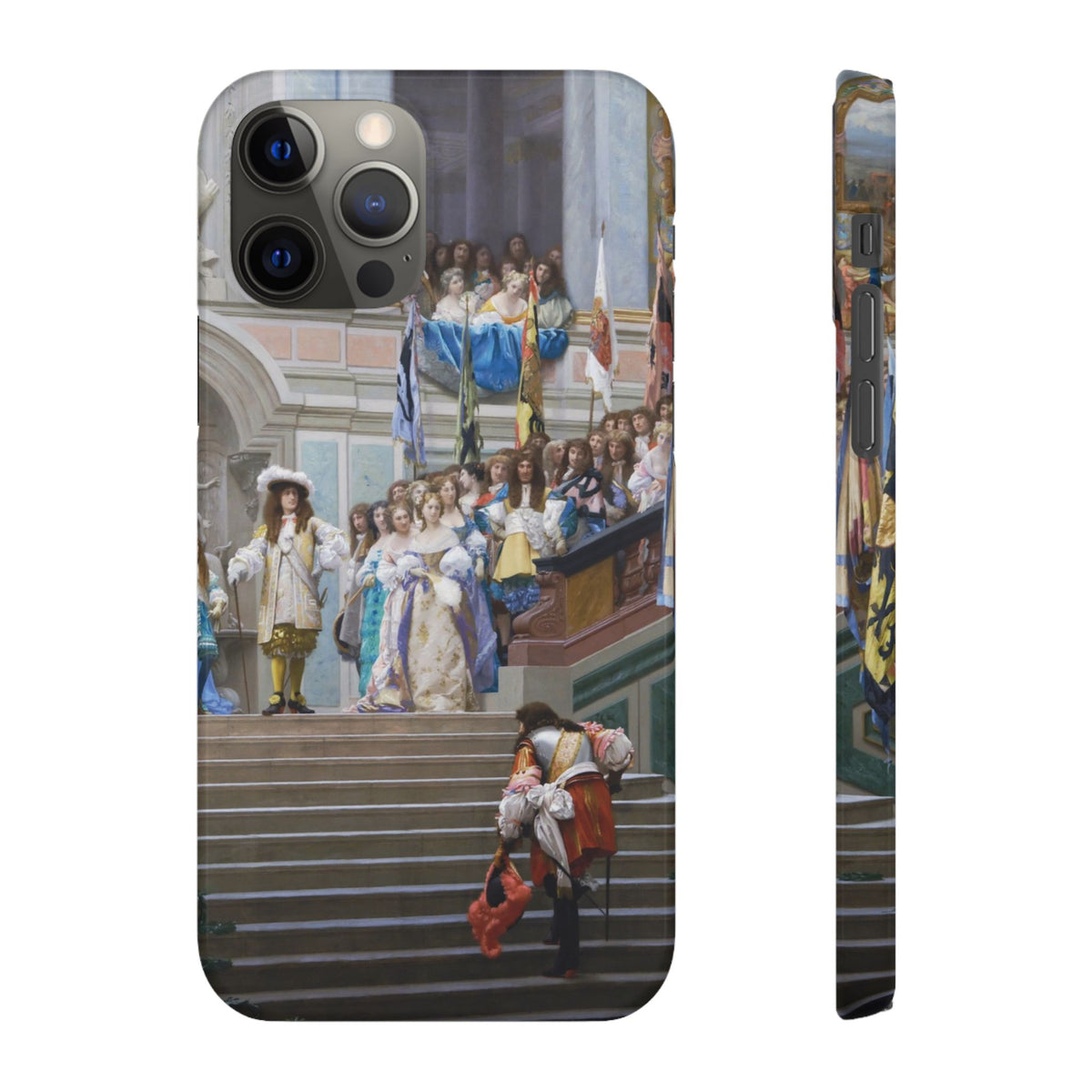 Reception du Grand Conde par Louis XIV by Jean-Leon Gerome - iPhone Slim Case