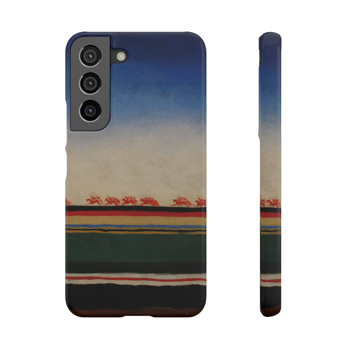 Red Cavalry Riding by Kazimir Malevich - Samsung Slim Case