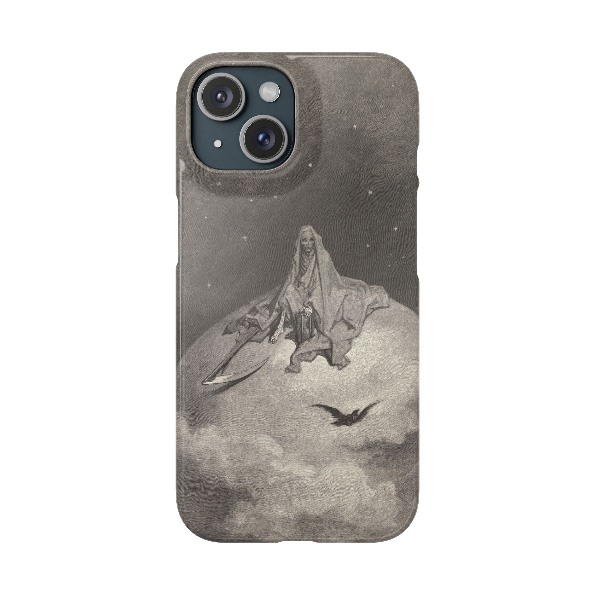 Doubting, dreaming dreams no mortal ever dared to dream before by Gustave Doré - iPhone Slim Case