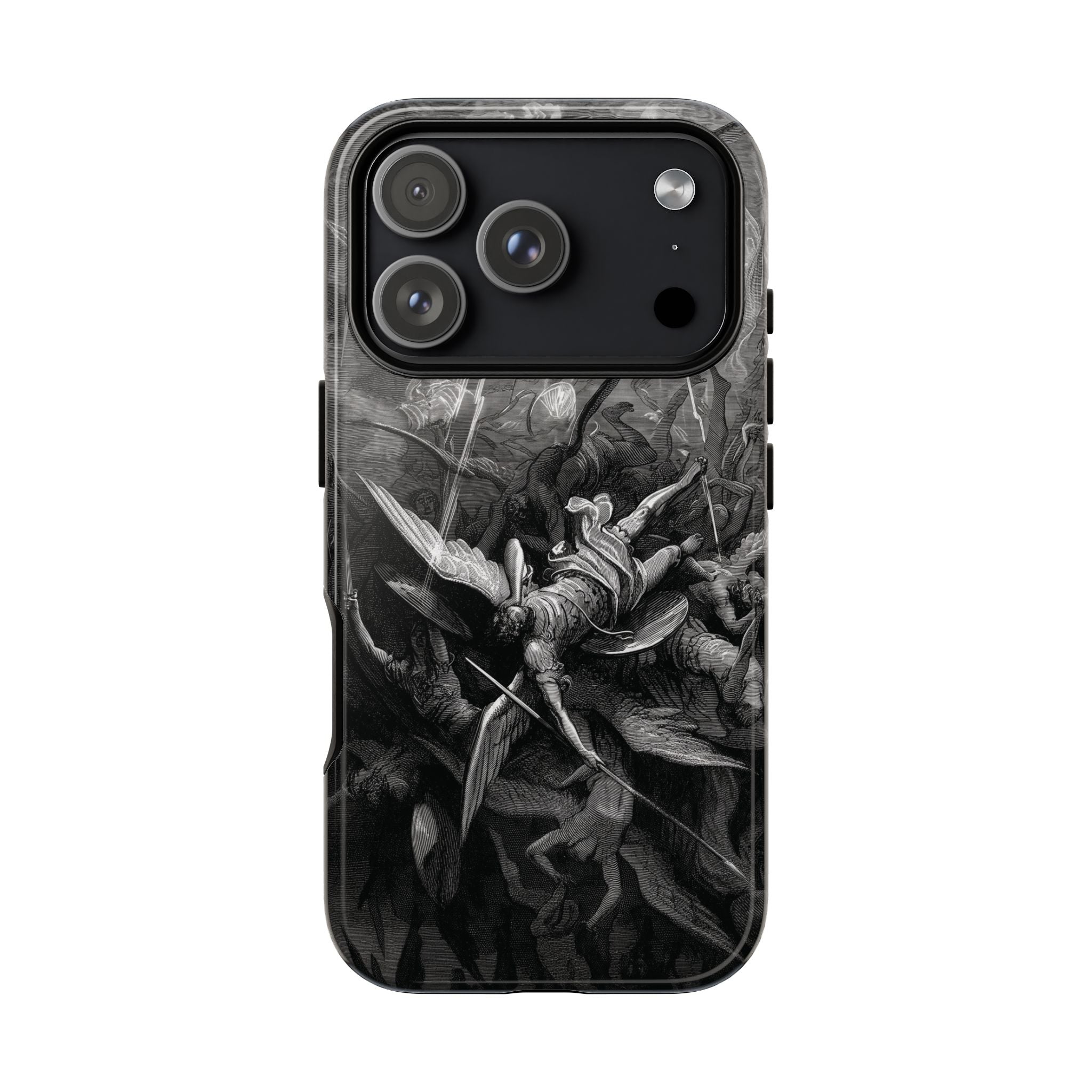 Paradise Lost | The Battle in Heaven by Gustave Doré - iPhone Tough Case