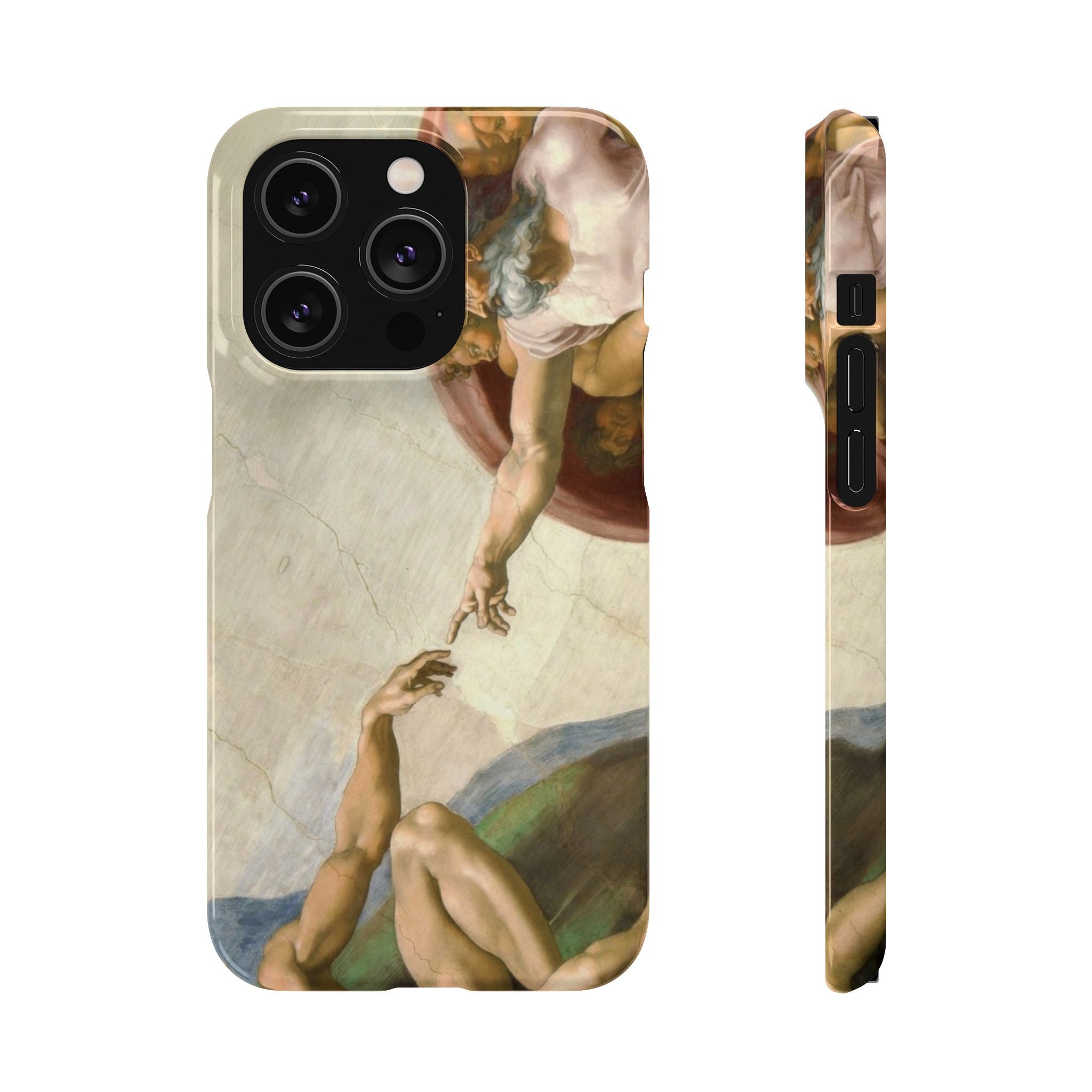 Creation of Adam by Michelangelo - iPhone Slim Case