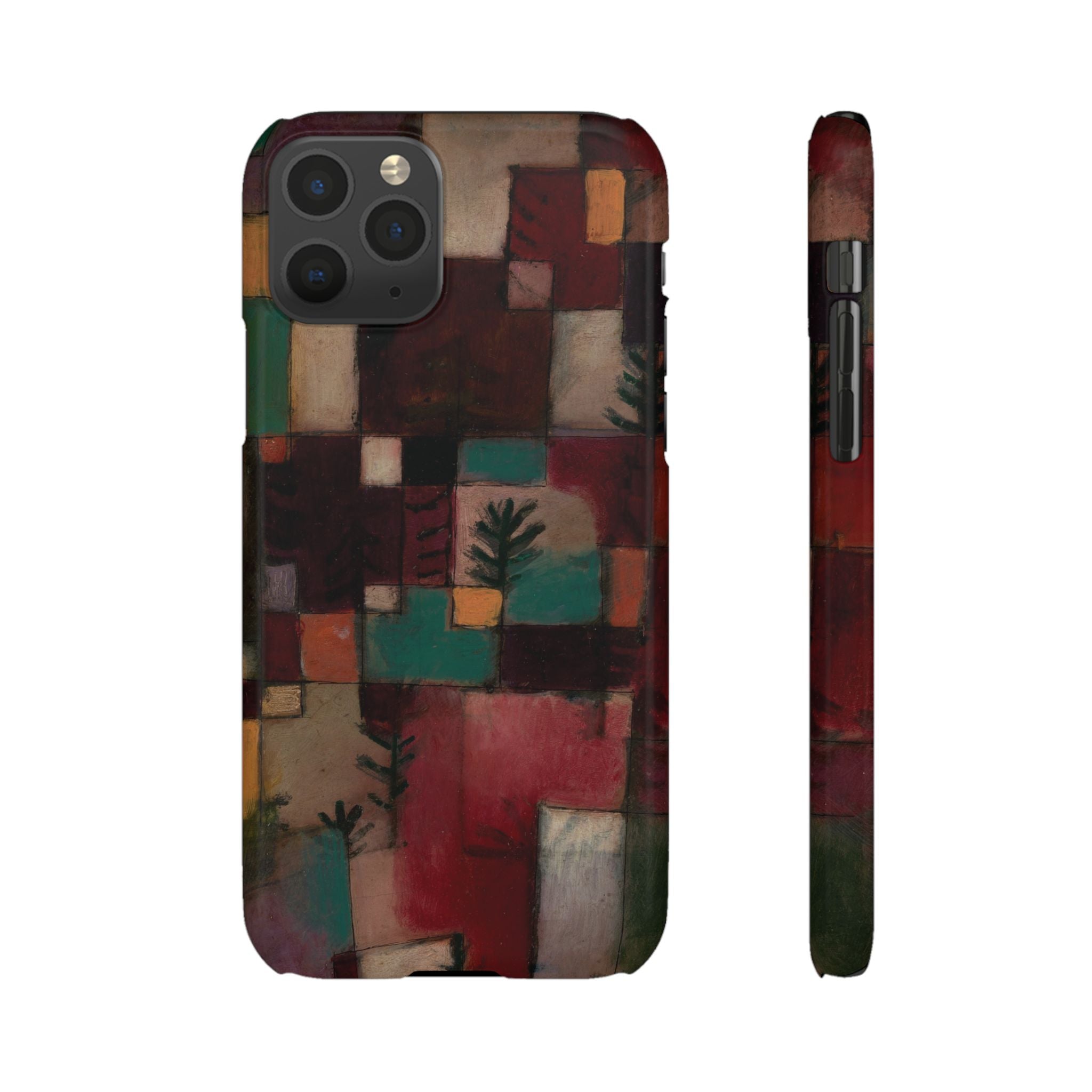 Redgreen and Violet-Yellow Rhythms by Paul Klee - iPhone Slim Case