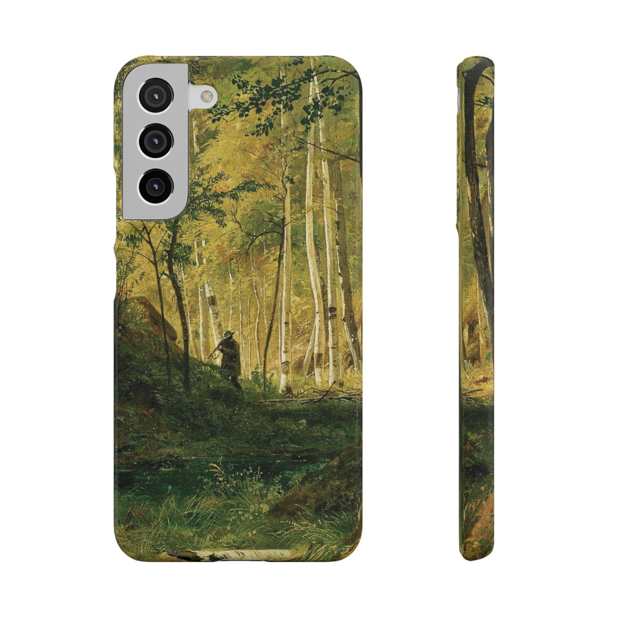 Landscape with a Hunter Valaam Island by Ivan Ivanovich Shishkin - Samsung Slim Case
