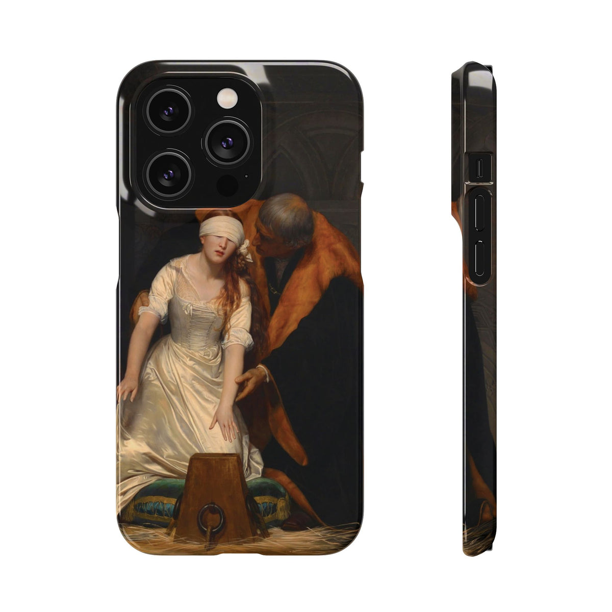The Execution of Lady Jane Grey by Paul Delaroche - iPhone Slim Case
