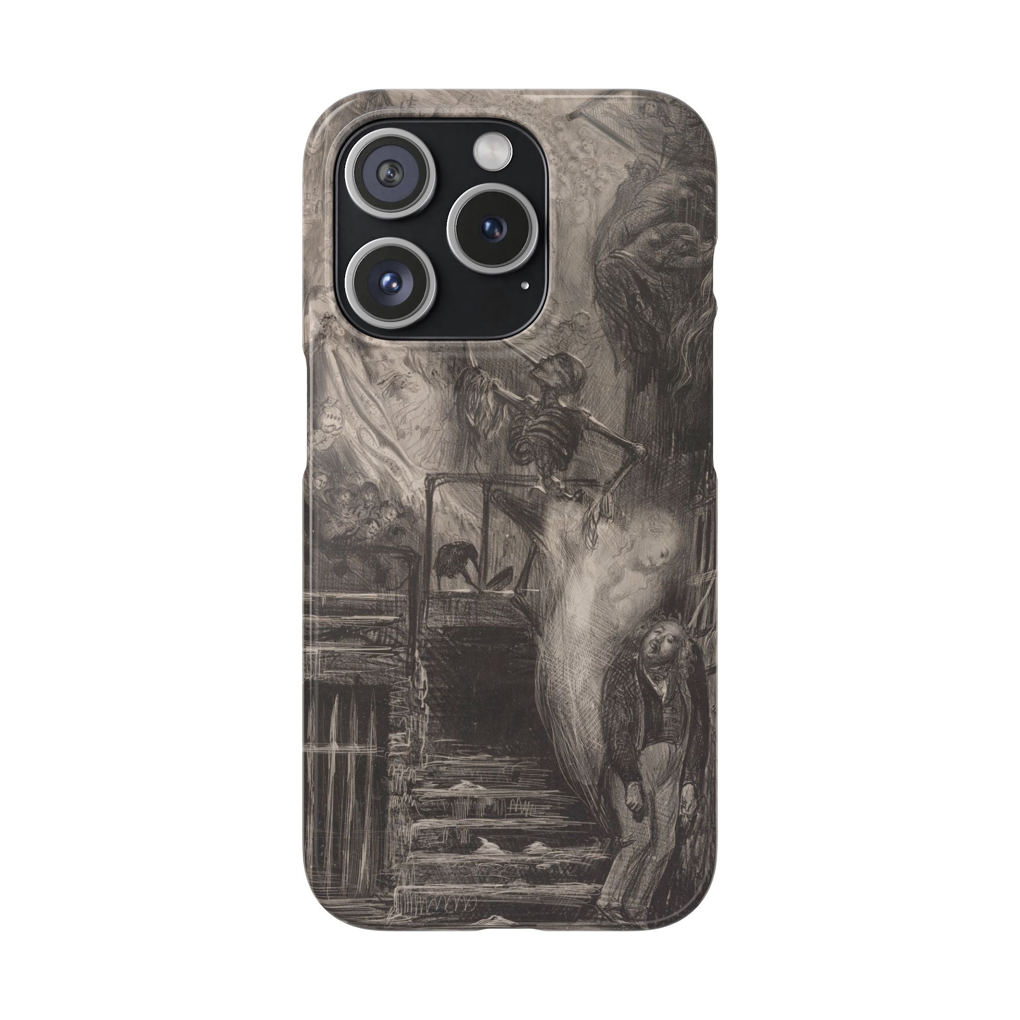 La Rue de la Vieille Lanterne by Gustave Doré - iPhone Slim Case