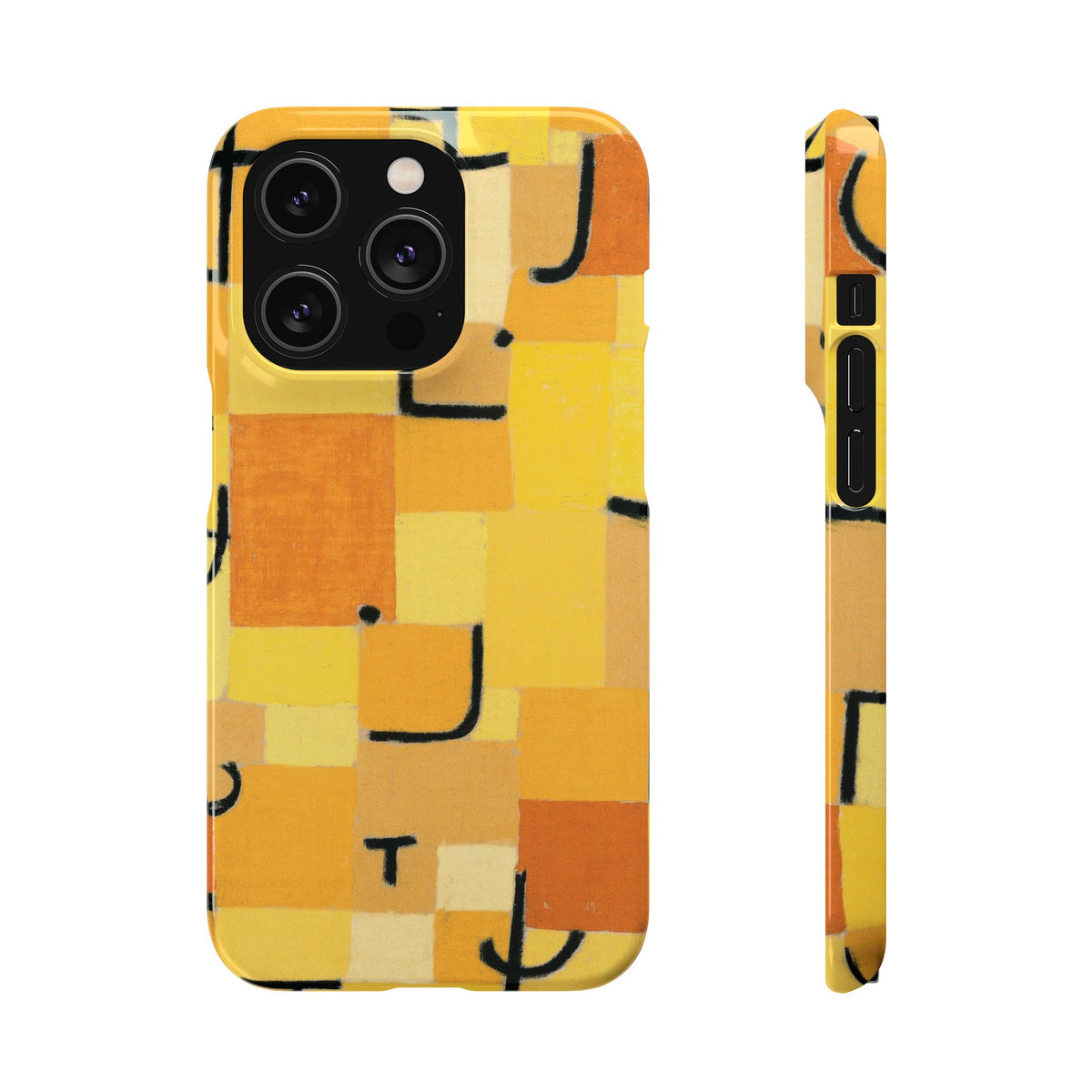 Signs in Yellow by Paul Klee - iPhone Slim Case